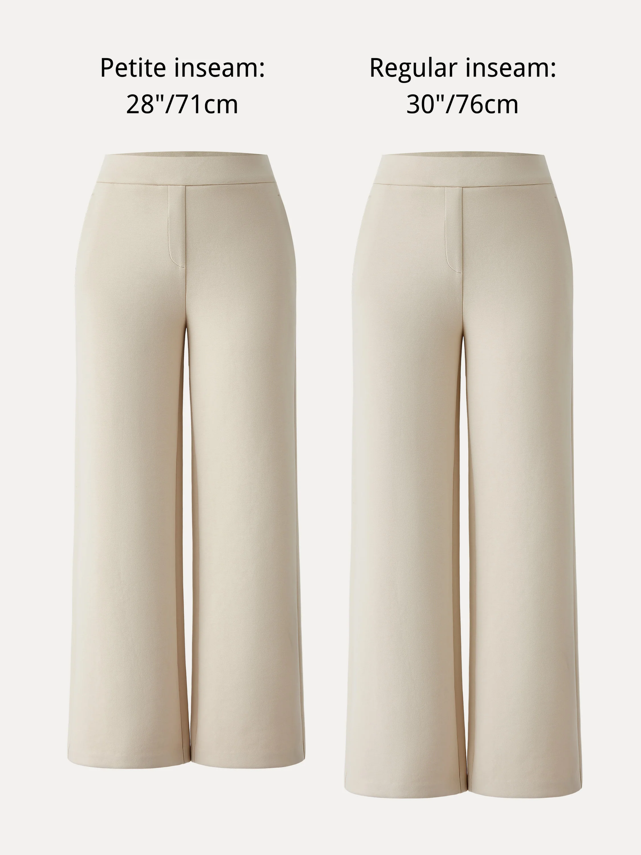 Textured Mid Rise Pull-on Straight Pant with Pockets - Image 6