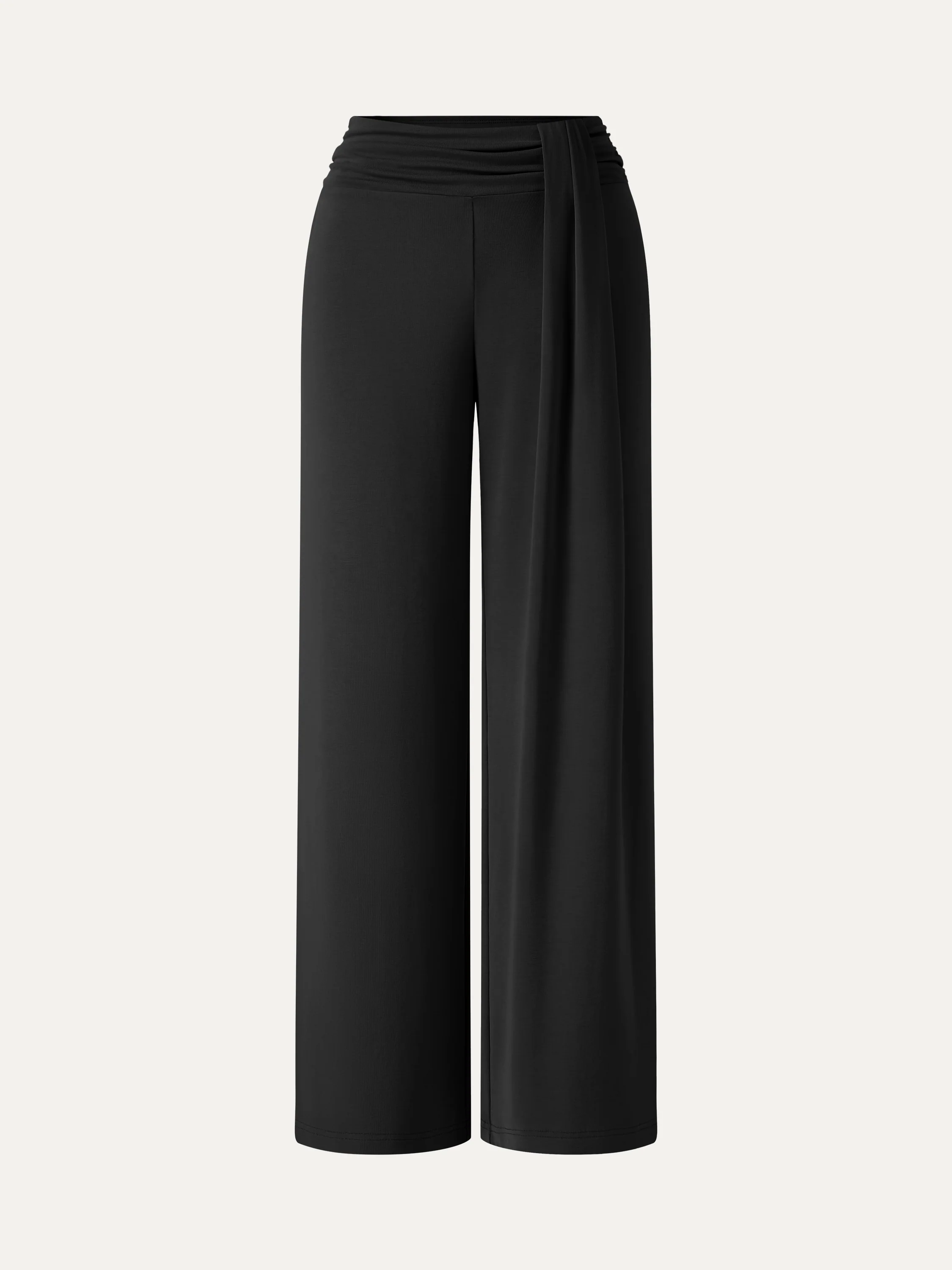 Mid-Rise Relaxed Wide-Leg Lounge Pants - Image 11