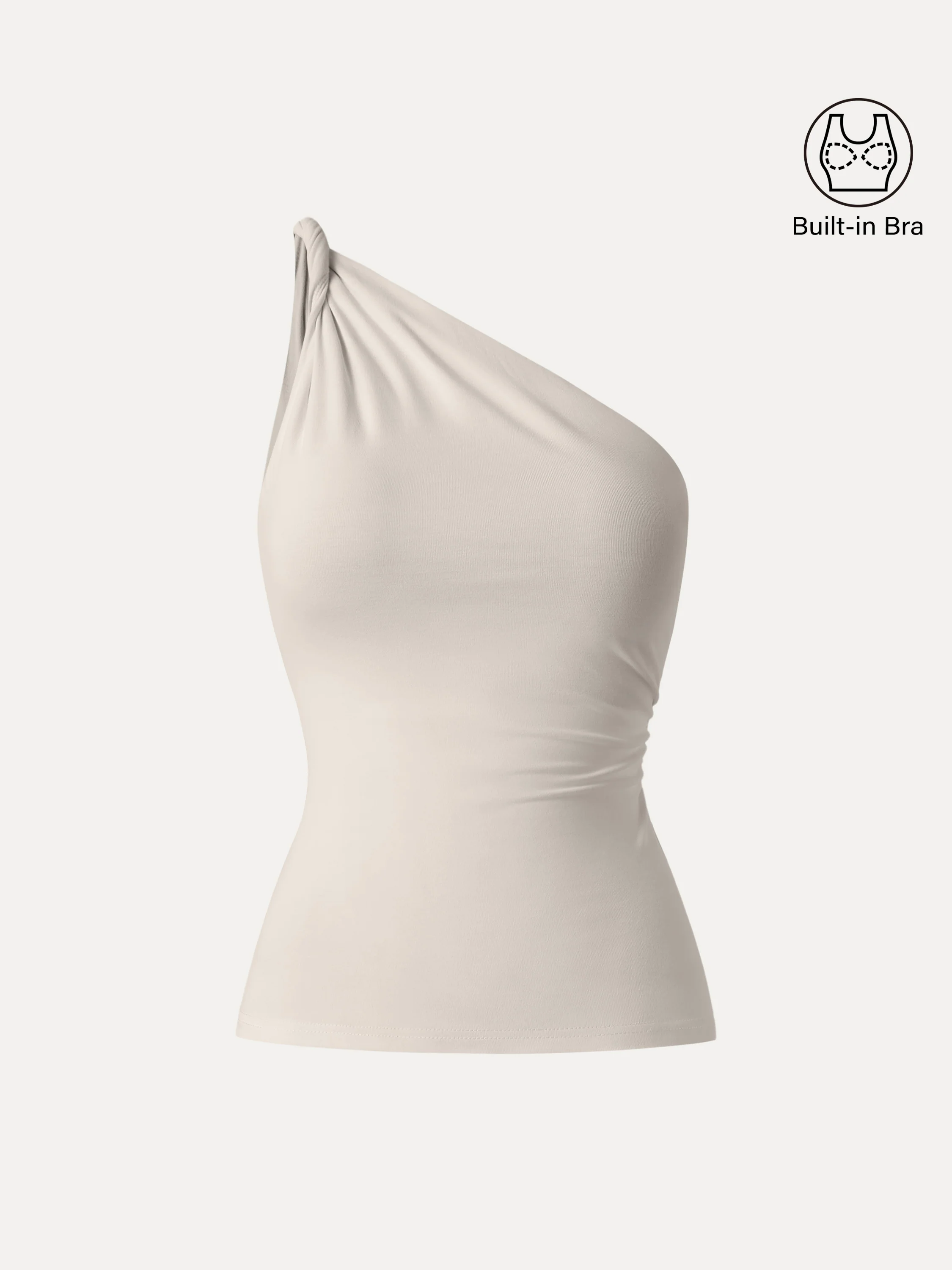 One Shoulder Twisted Bra Tank - Image 10
