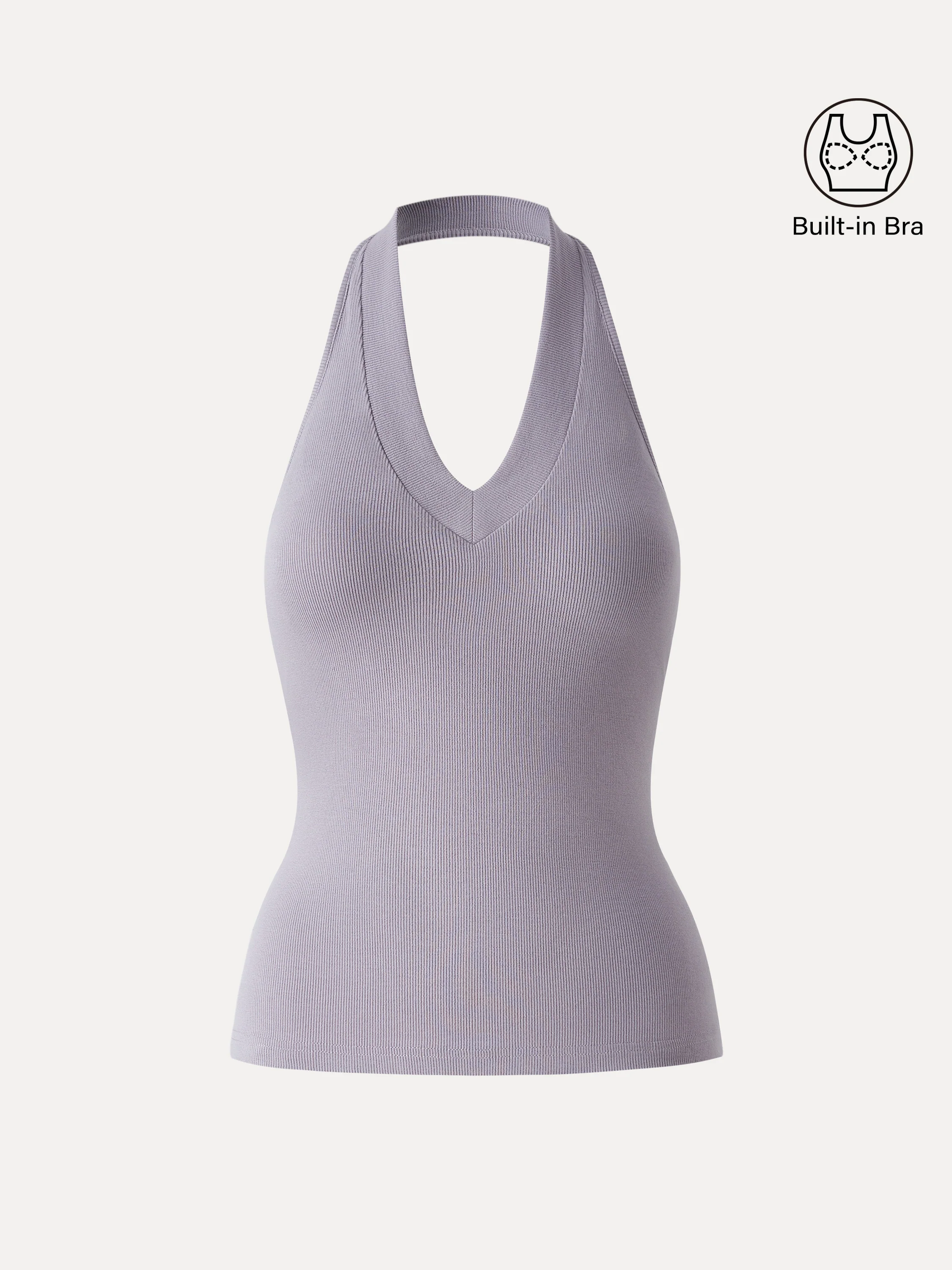 Plantive Halter Neck Open Back Bra Tank - Image 7