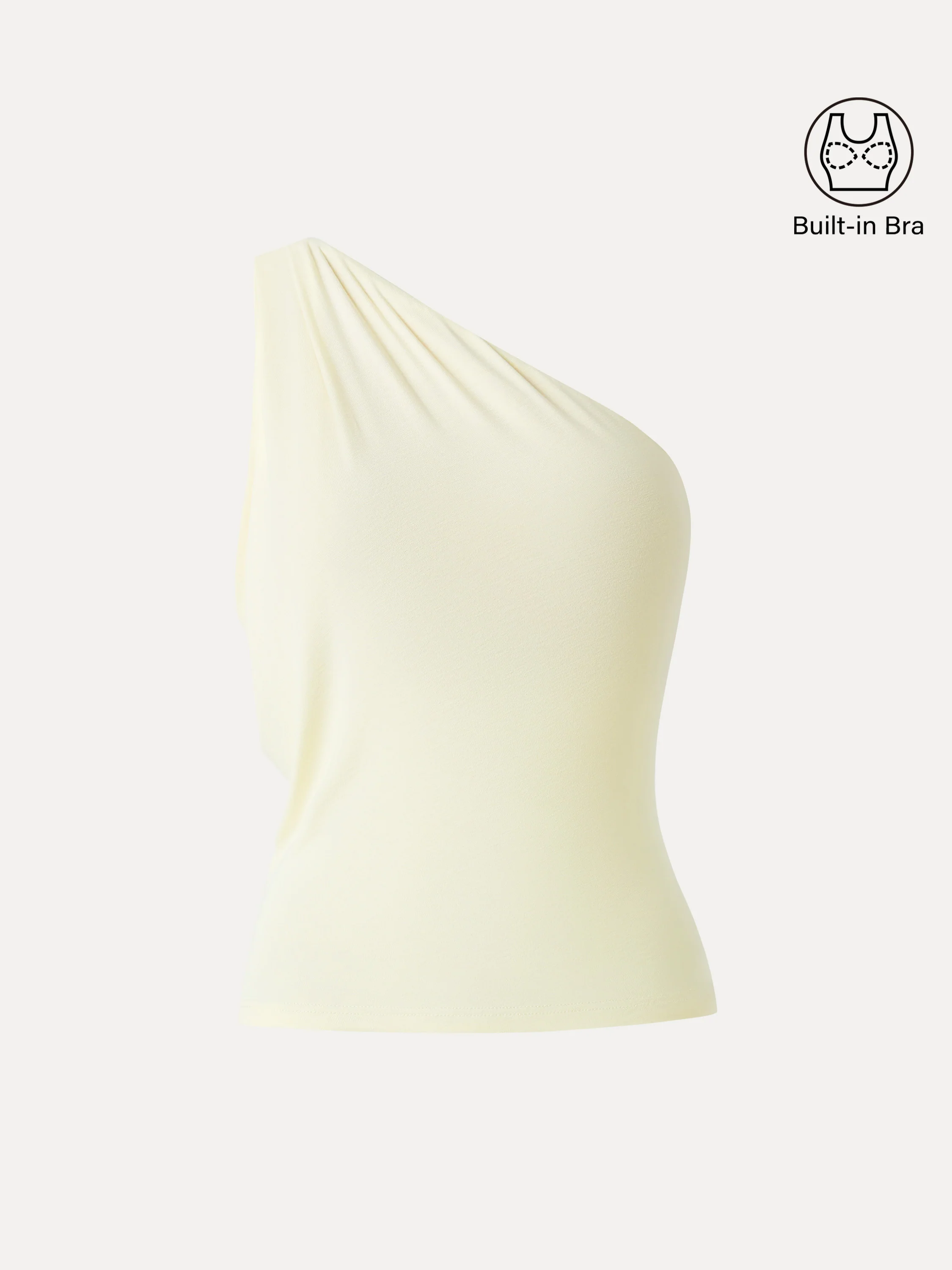 One Shoulder Cropped Bra Top - Image 7