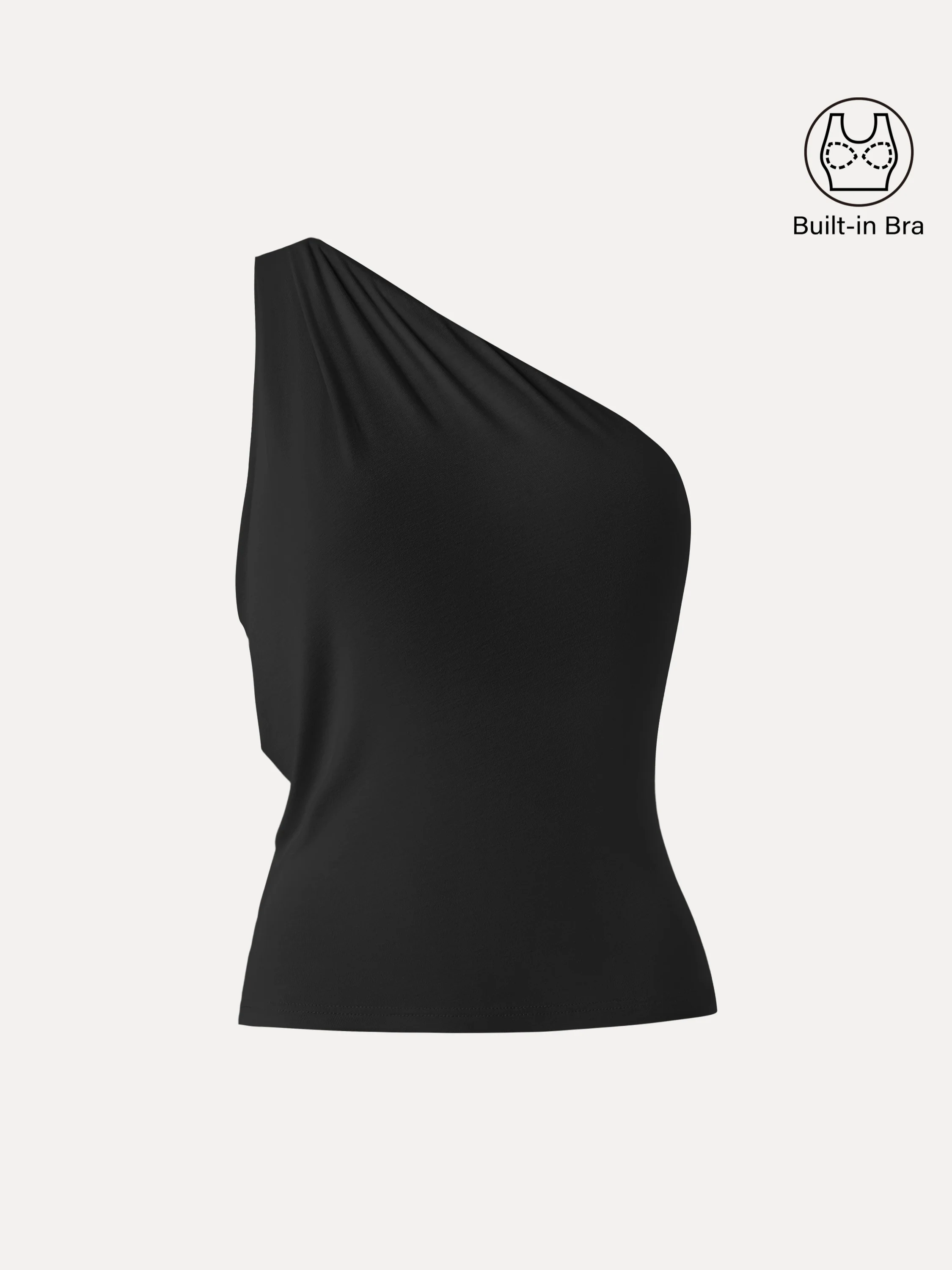 One Shoulder Cropped Bra Top - Image 8