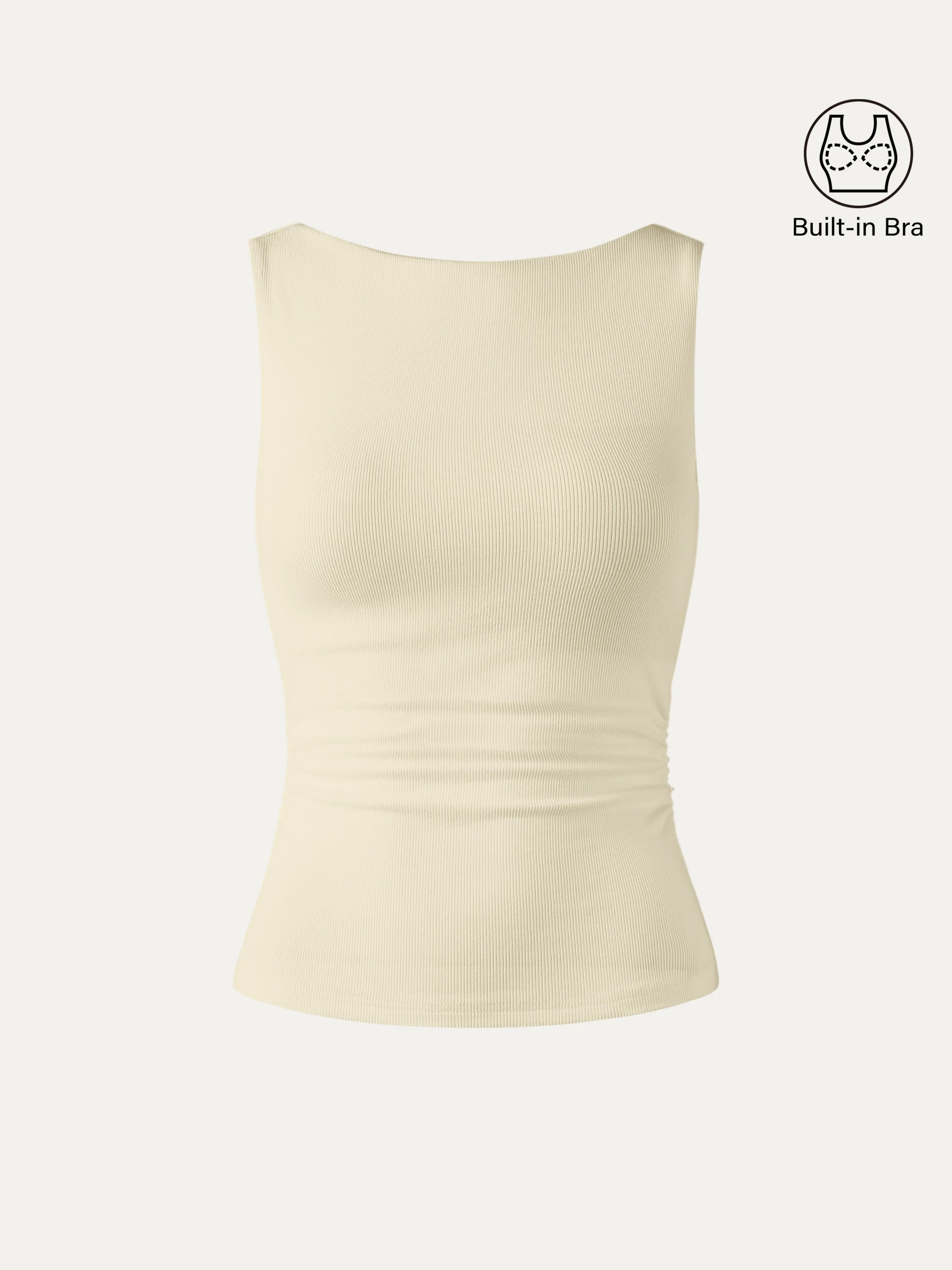 Elastic Open Back Bra Tank - Image 11