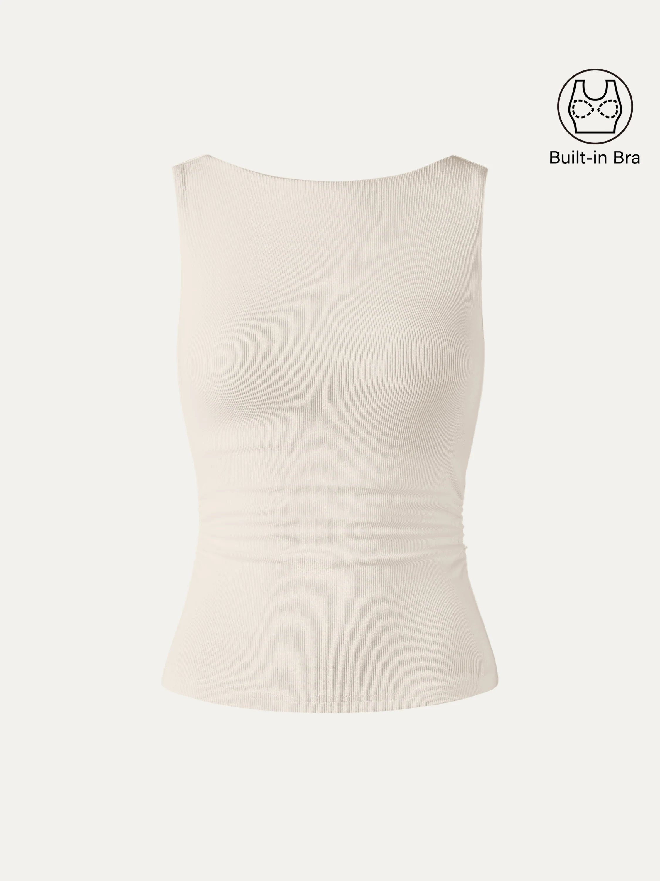 Elastic Open Back Bra Tank - Image 9