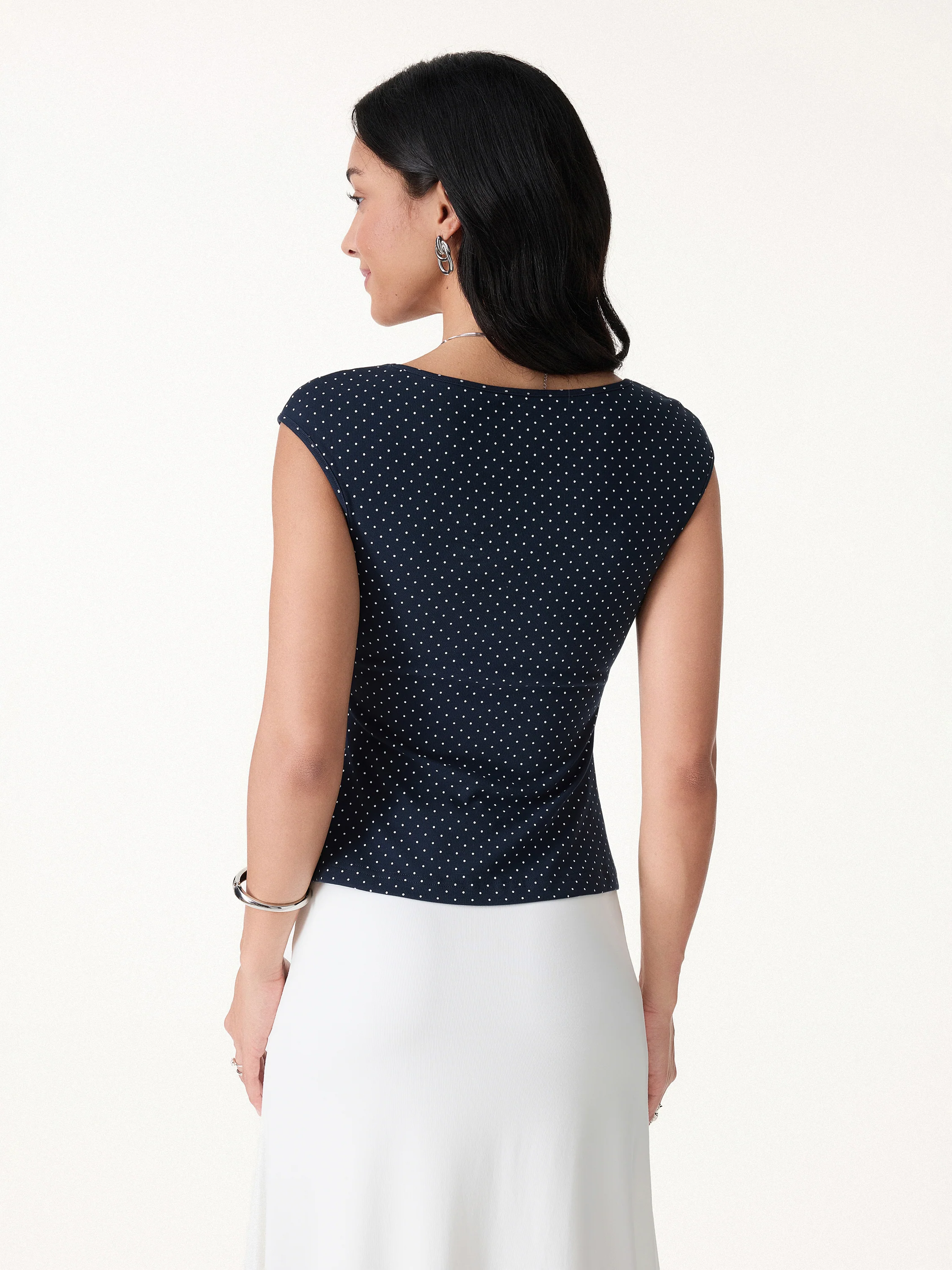 Polka Dots Square Neck Bra Top - Image 4