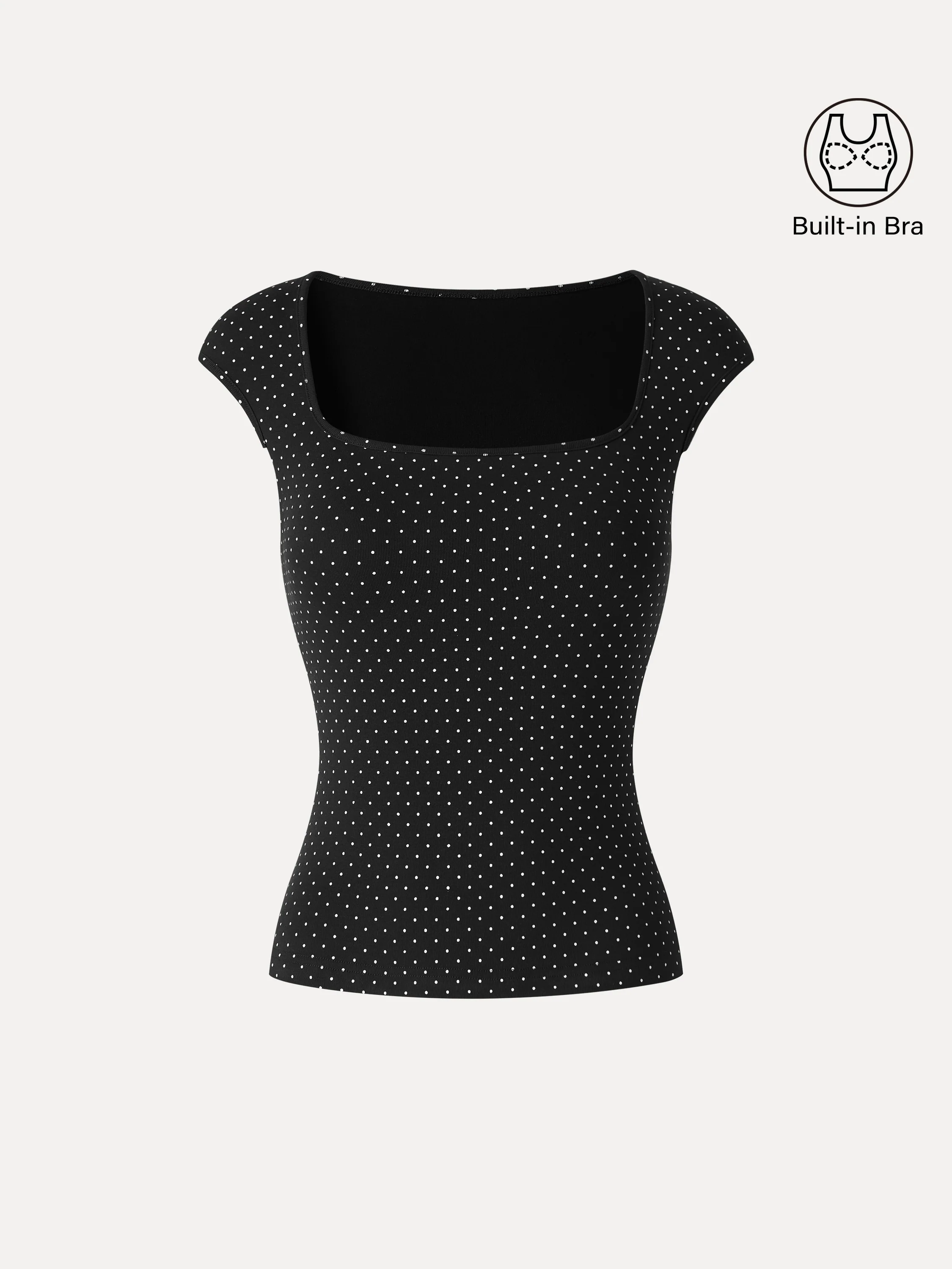 Polka Dots Square Neck Bra Top - Image 9