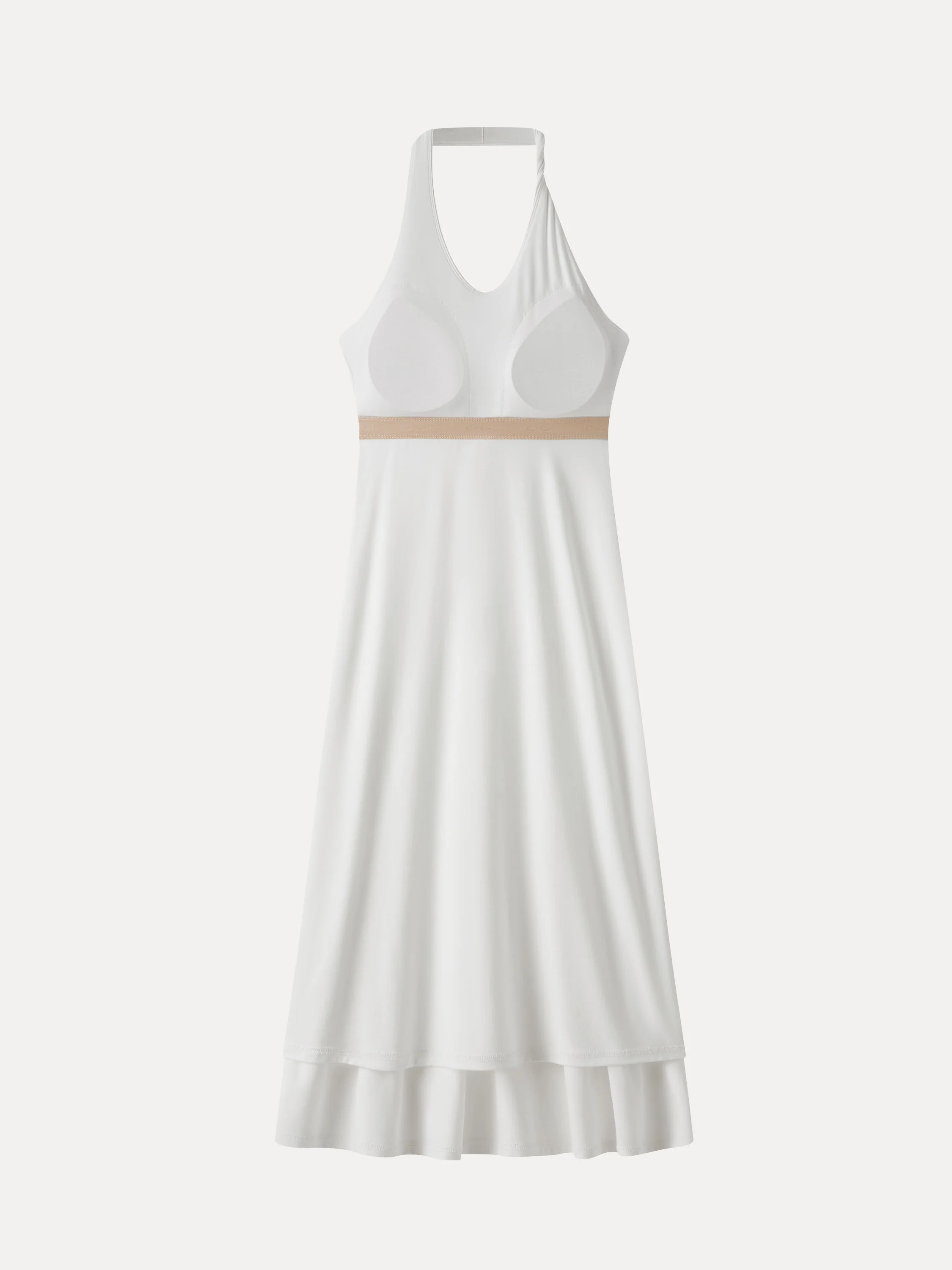 Ponte Halter Neck Open Back Bra Dress - Image 6