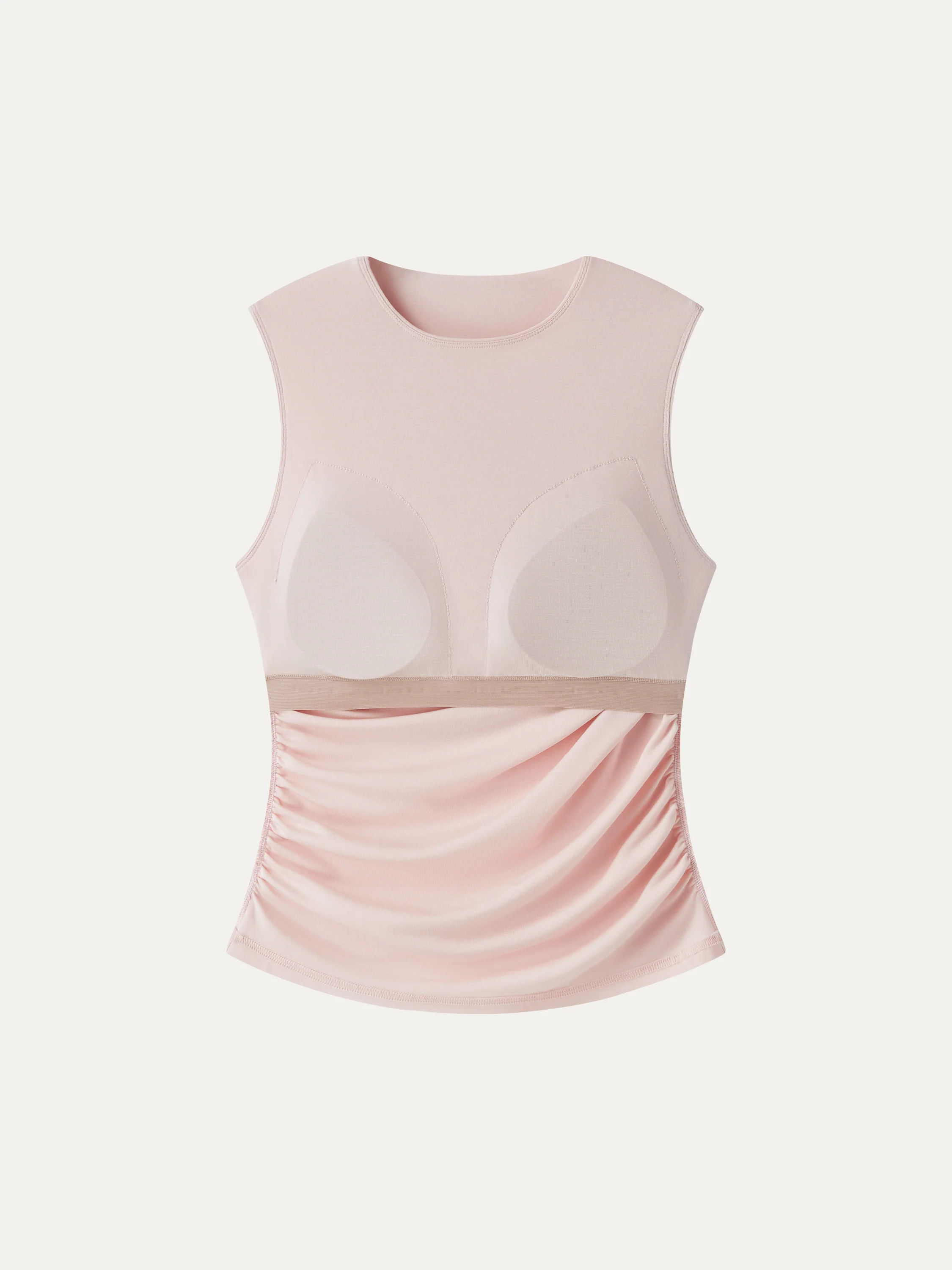 Round Neck Gathered Side Bra Top - Image 6