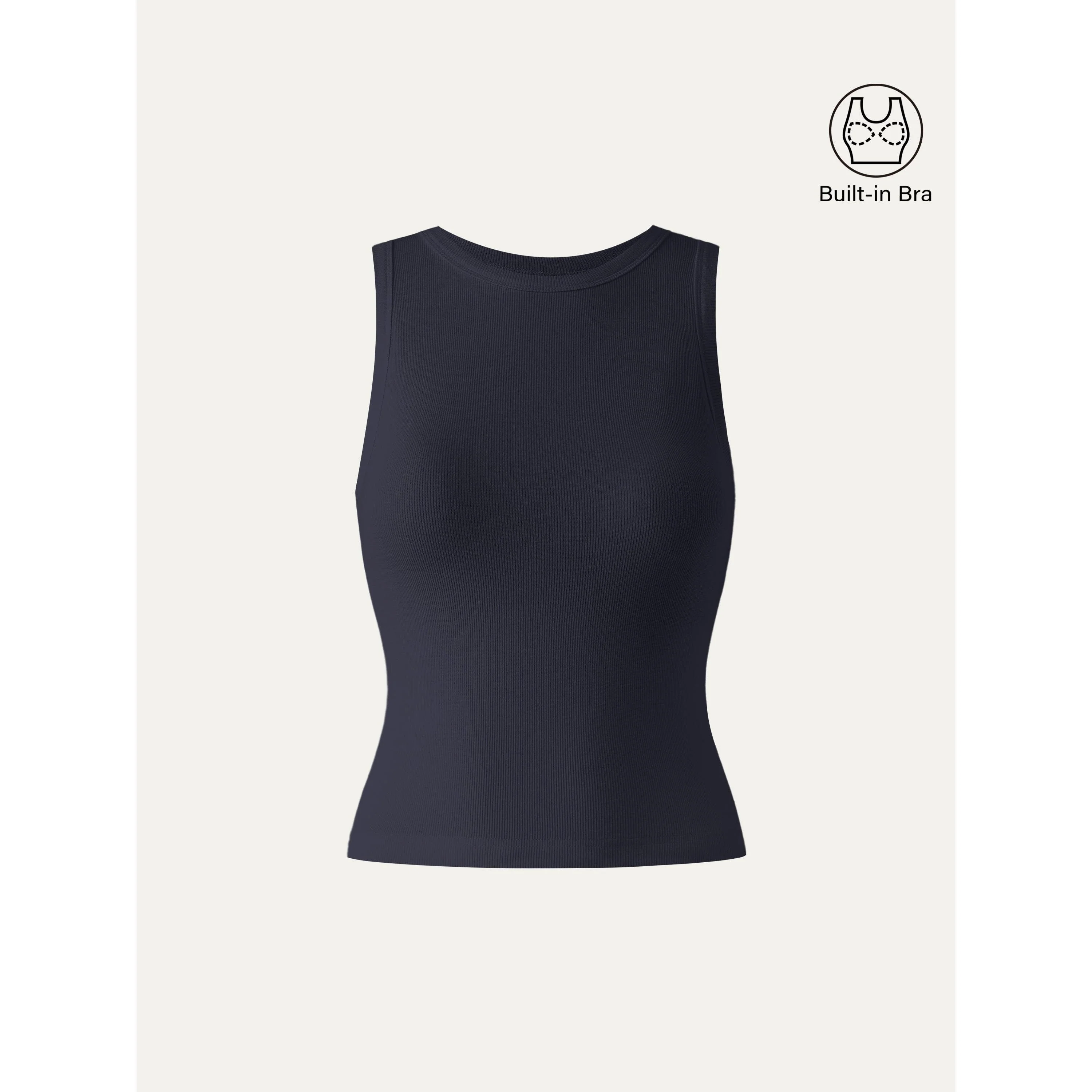 Crewneck Cotton New Airy Bra Tank - Image 10