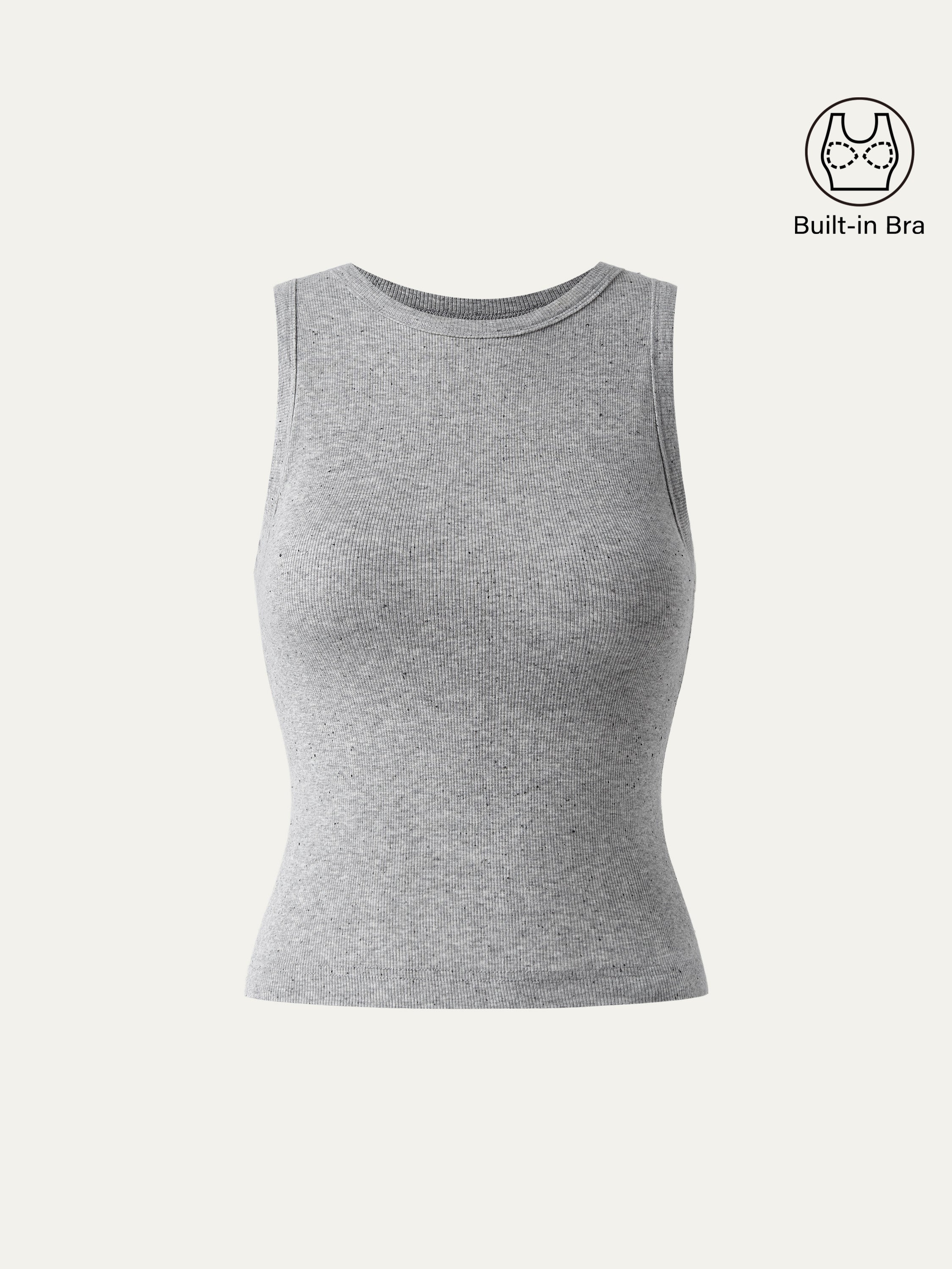 Crewneck Cotton New Airy Bra Tank - Image 8