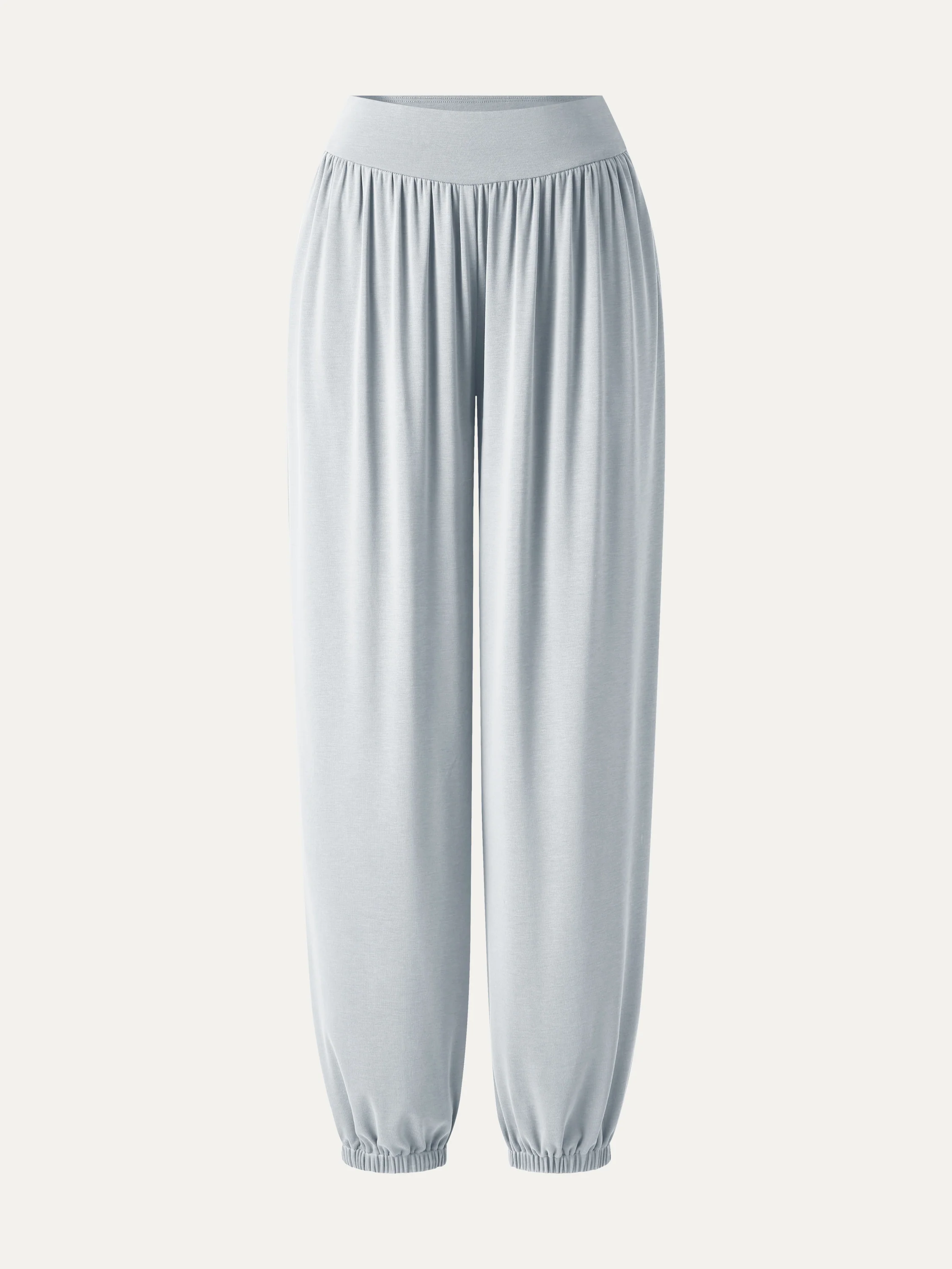Sandwashed Modal Ultra-Soft High Rise Balloon Pants with Pockets - Image 10