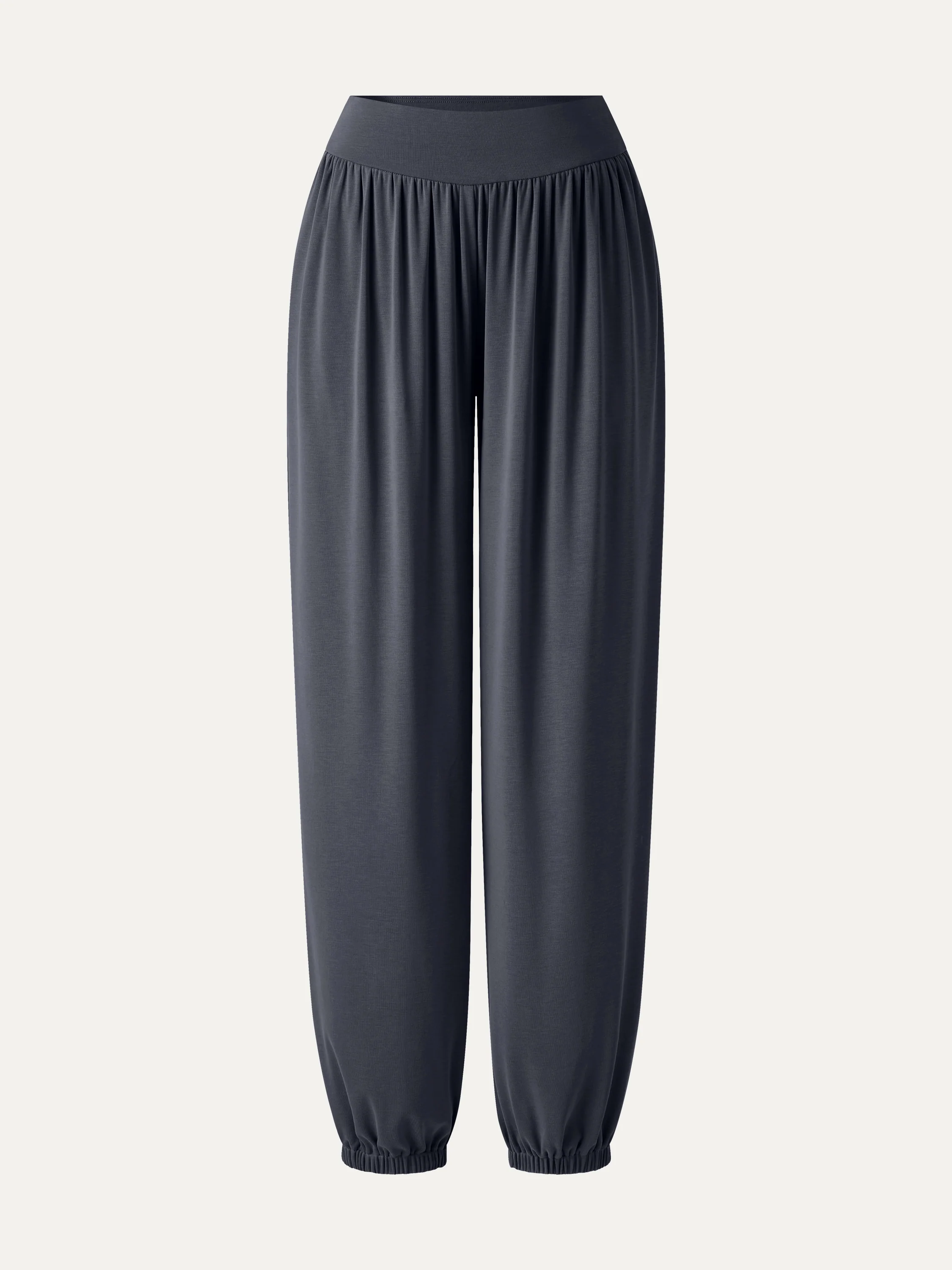 Sandwashed Modal Ultra-Soft High Rise Balloon Pants with Pockets - Image 11