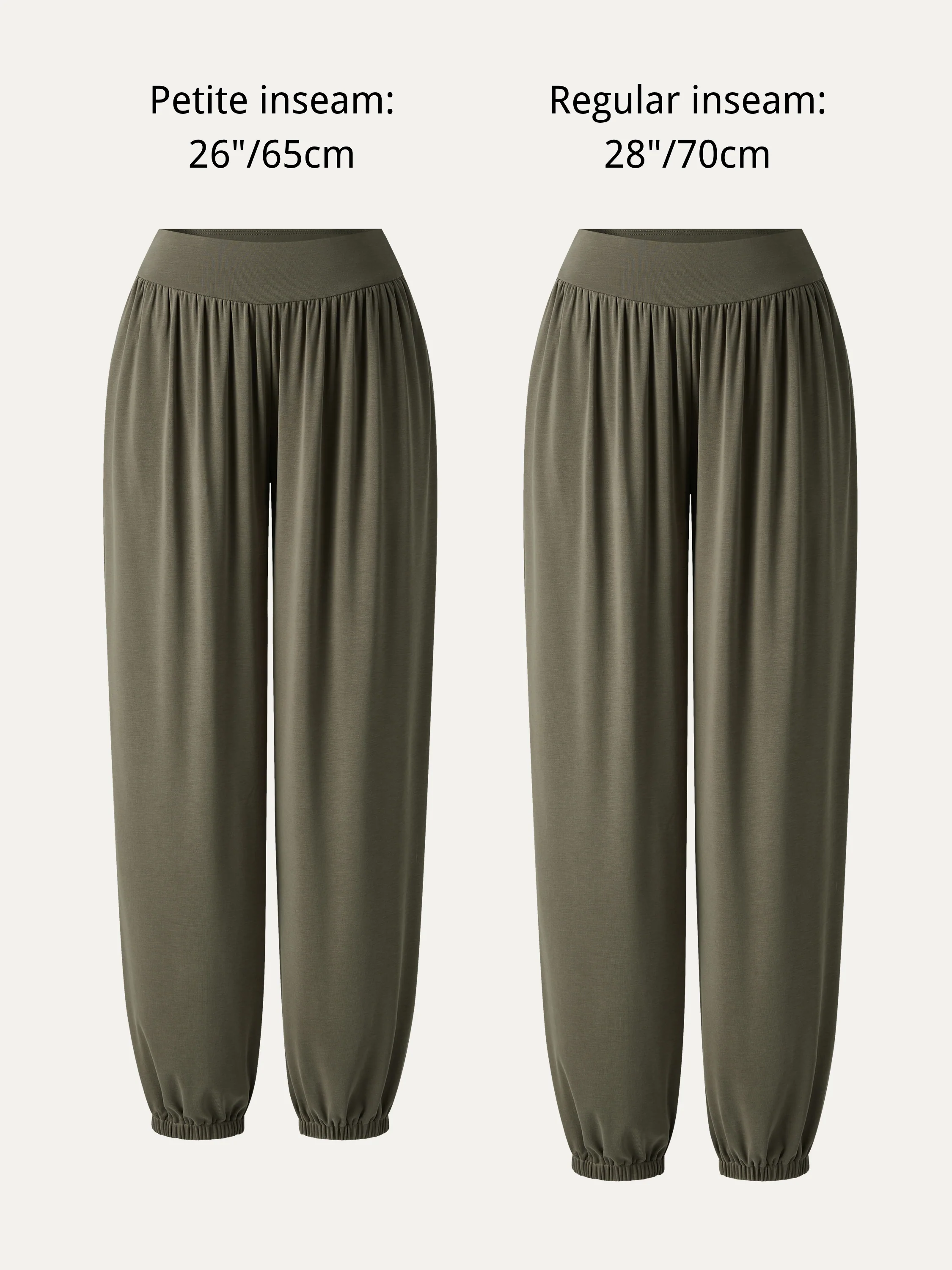 Sandwashed Modal Ultra-Soft High Rise Balloon Pants with Pockets - Image 7