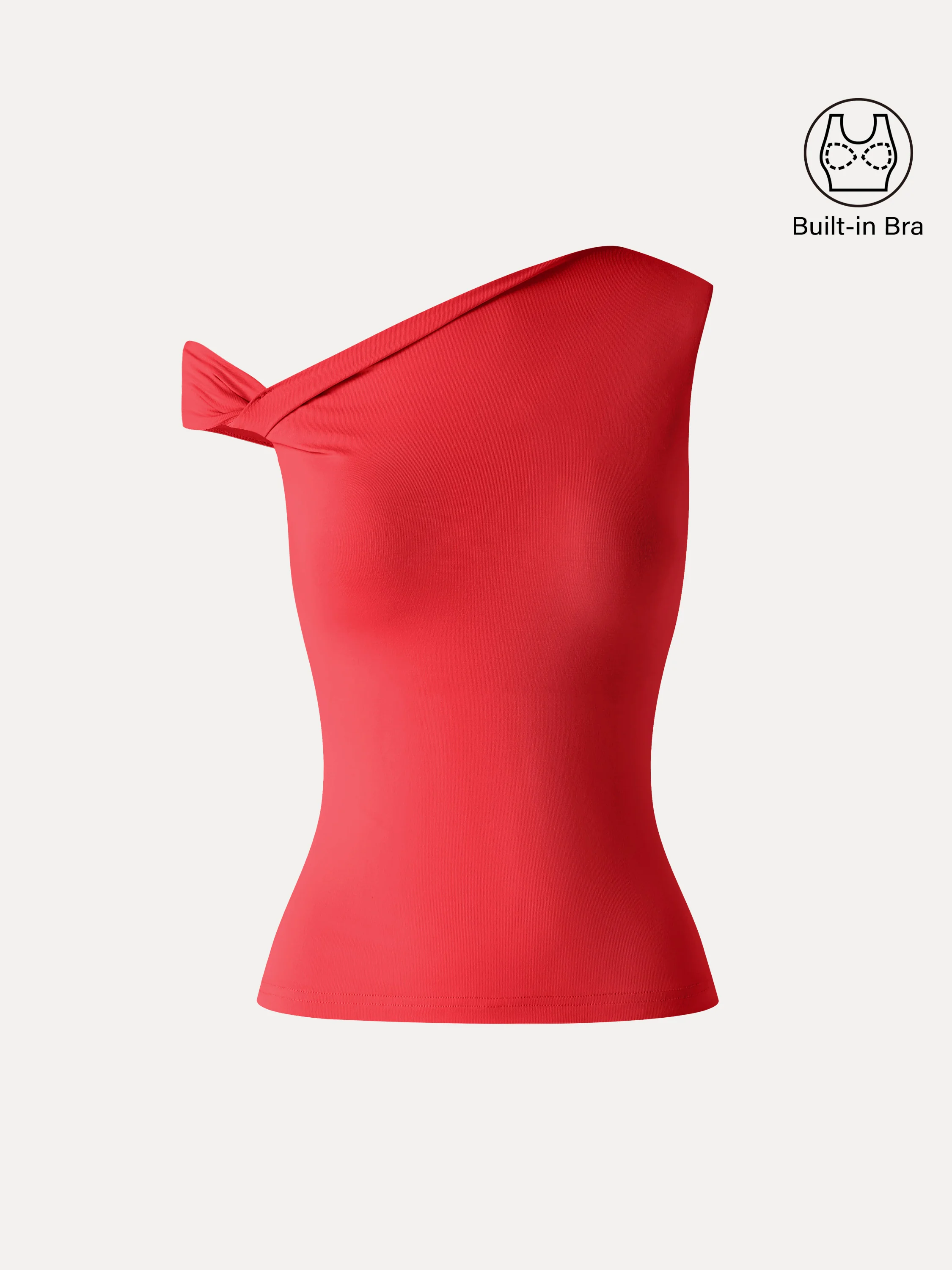 SkinKiss Asymmetrical Shoulder Bra Top - Image 9