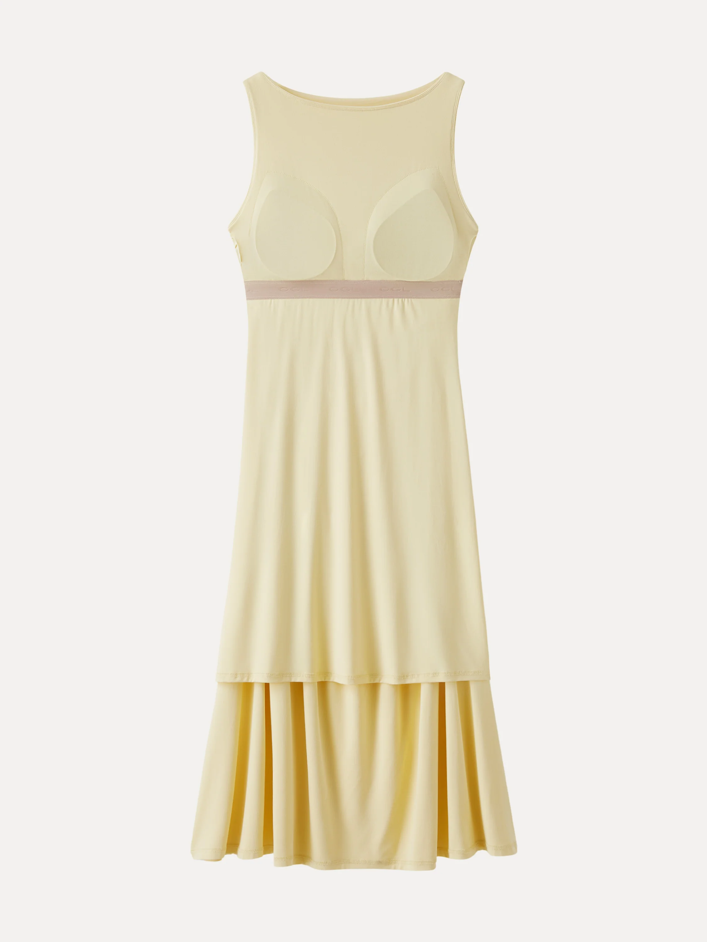 SkinKiss Cooling Boatneck Ruched Midi Bra Dress - Image 6