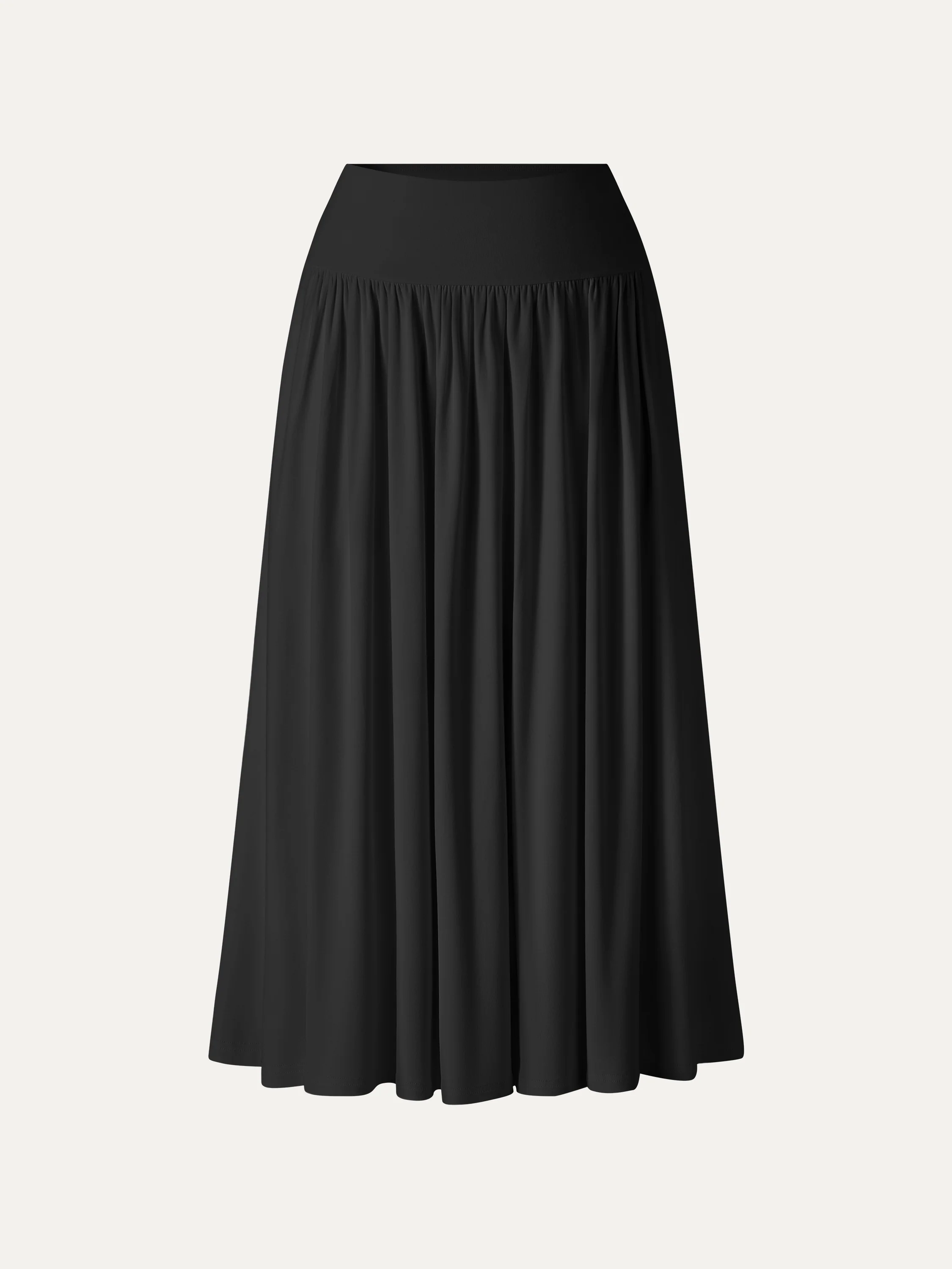 SkinKiss Mid Rise Gathered Midi Skirt with Pockets - Image 9