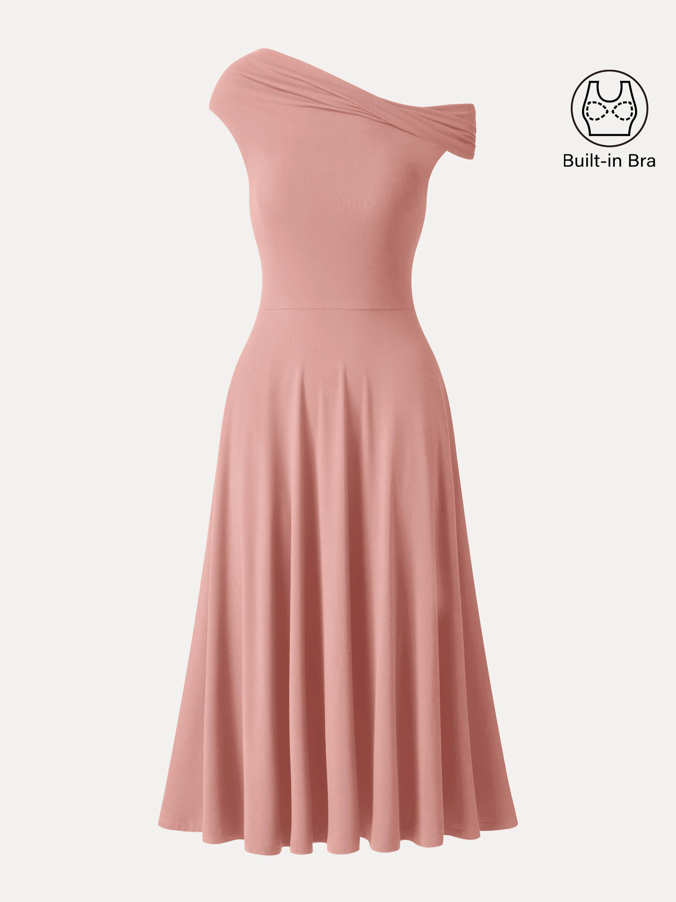 SkinKiss Multi-Wear Midi Bra Dress with Pockets - Image 10