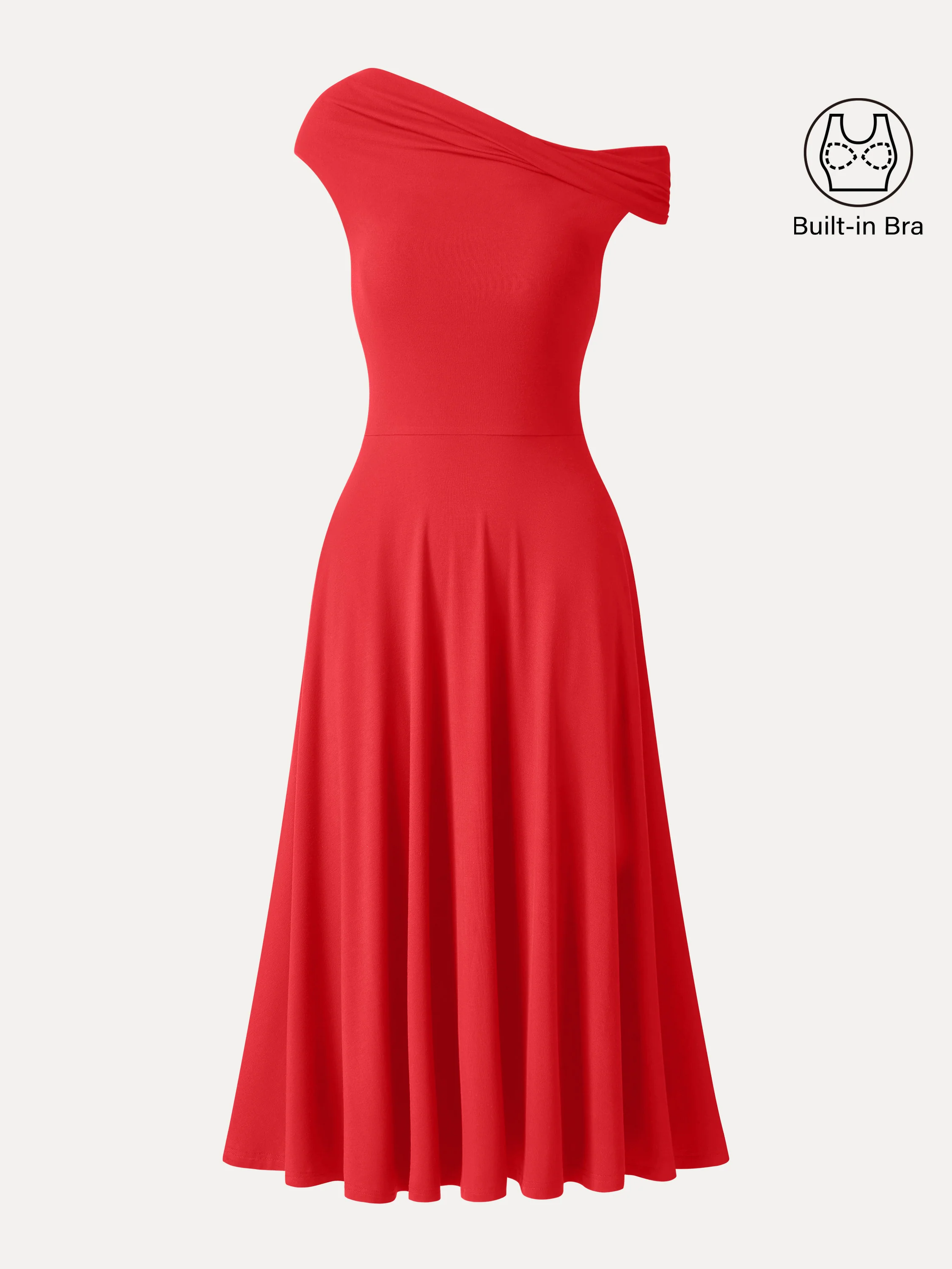 SkinKiss Multi-Wear Midi Bra Dress with Pockets - Image 11
