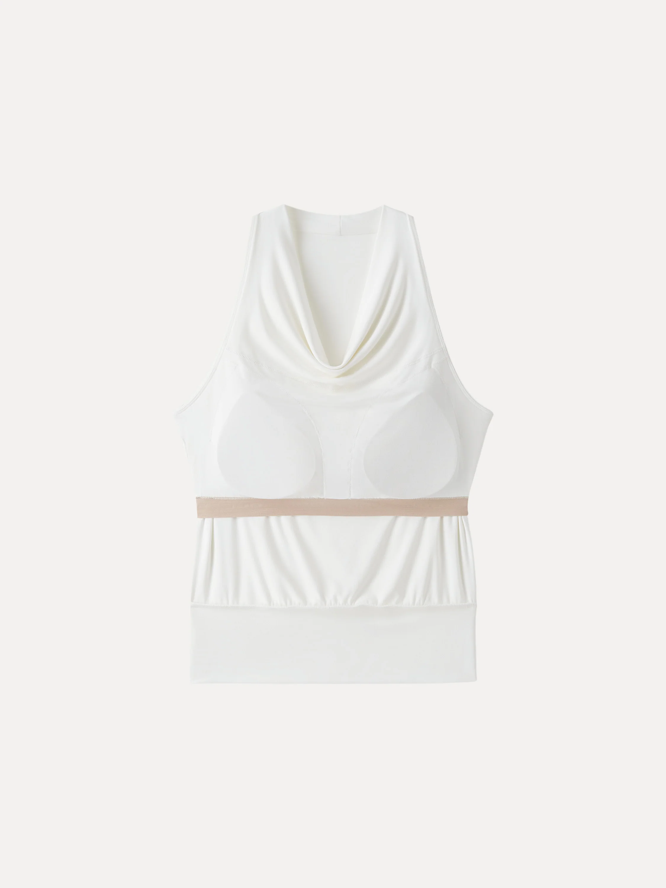 SkinKiss Not-See-Thru Halter Cowl Neck Bra Top - Image 6