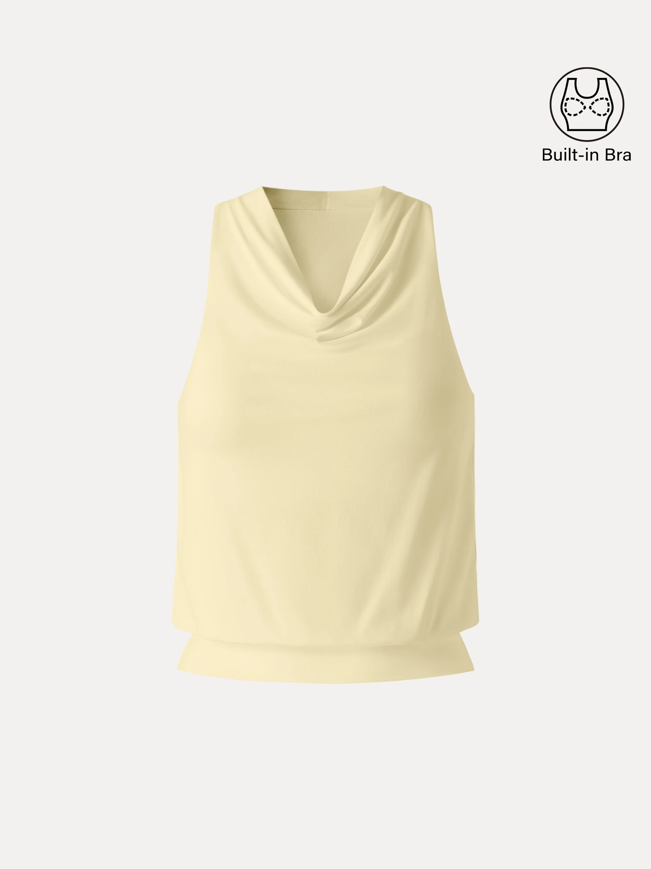 SkinKiss Not-See-Thru Halter Cowl Neck Bra Top - Image 8