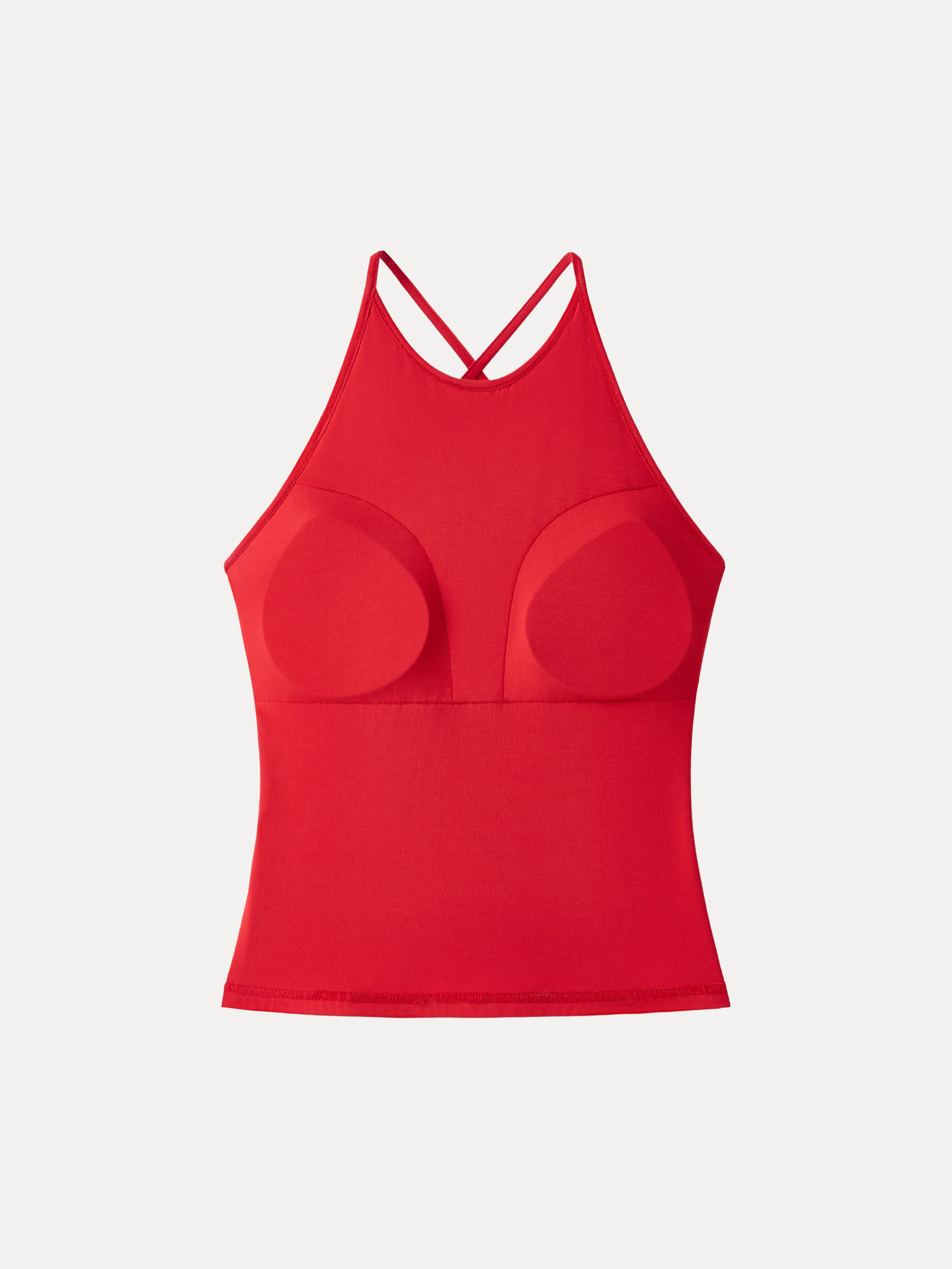 SkinKiss Round Neck Cross-Back Bandless Bra Top - Image 6