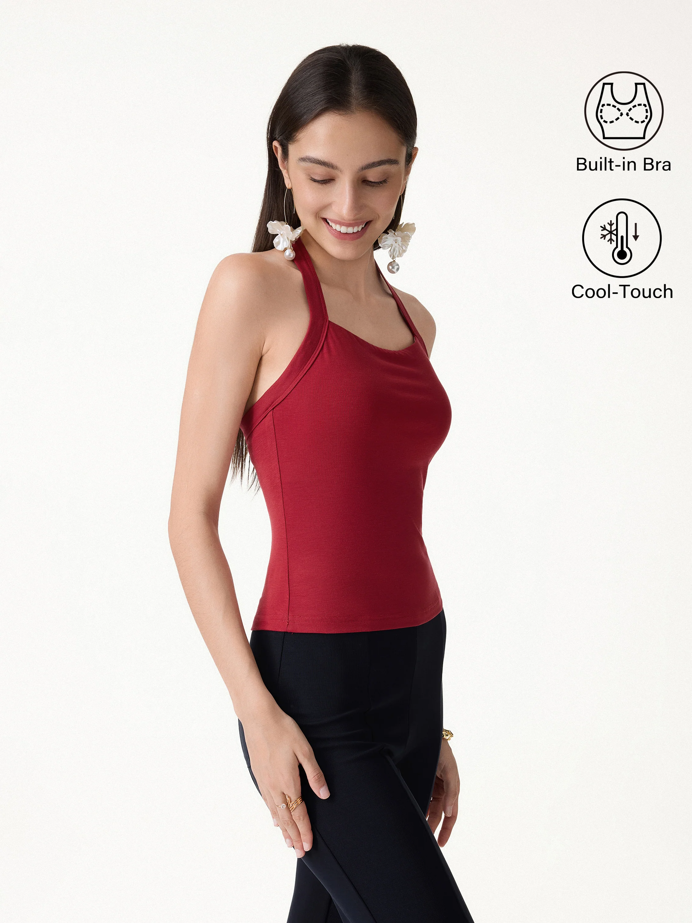 Sleek Halter Bra Top - Image 4