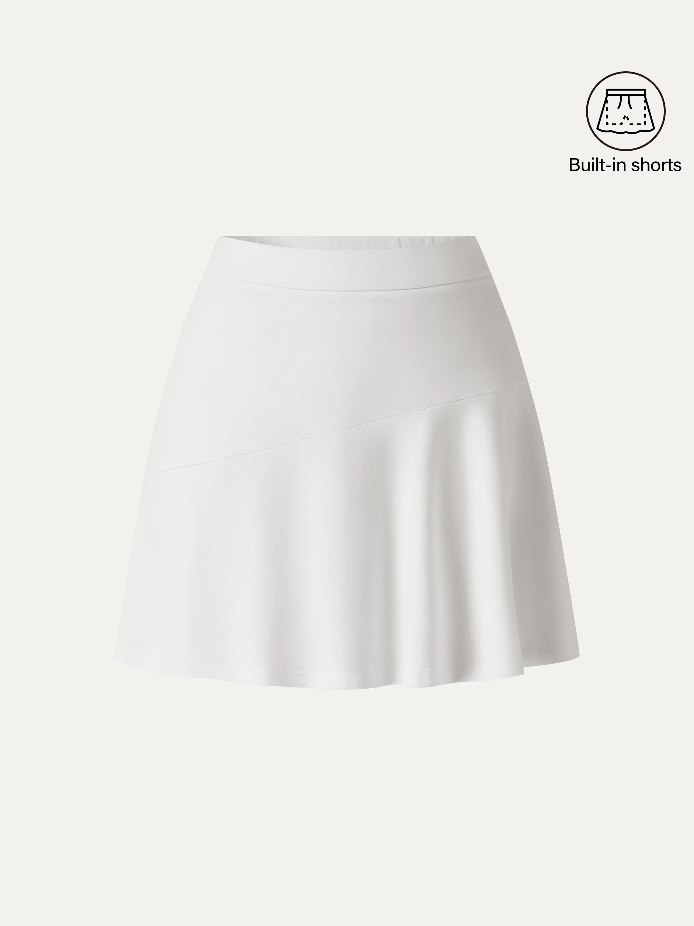 Stretch Ponte Mid Rise Pull-on Skirt - Image 9