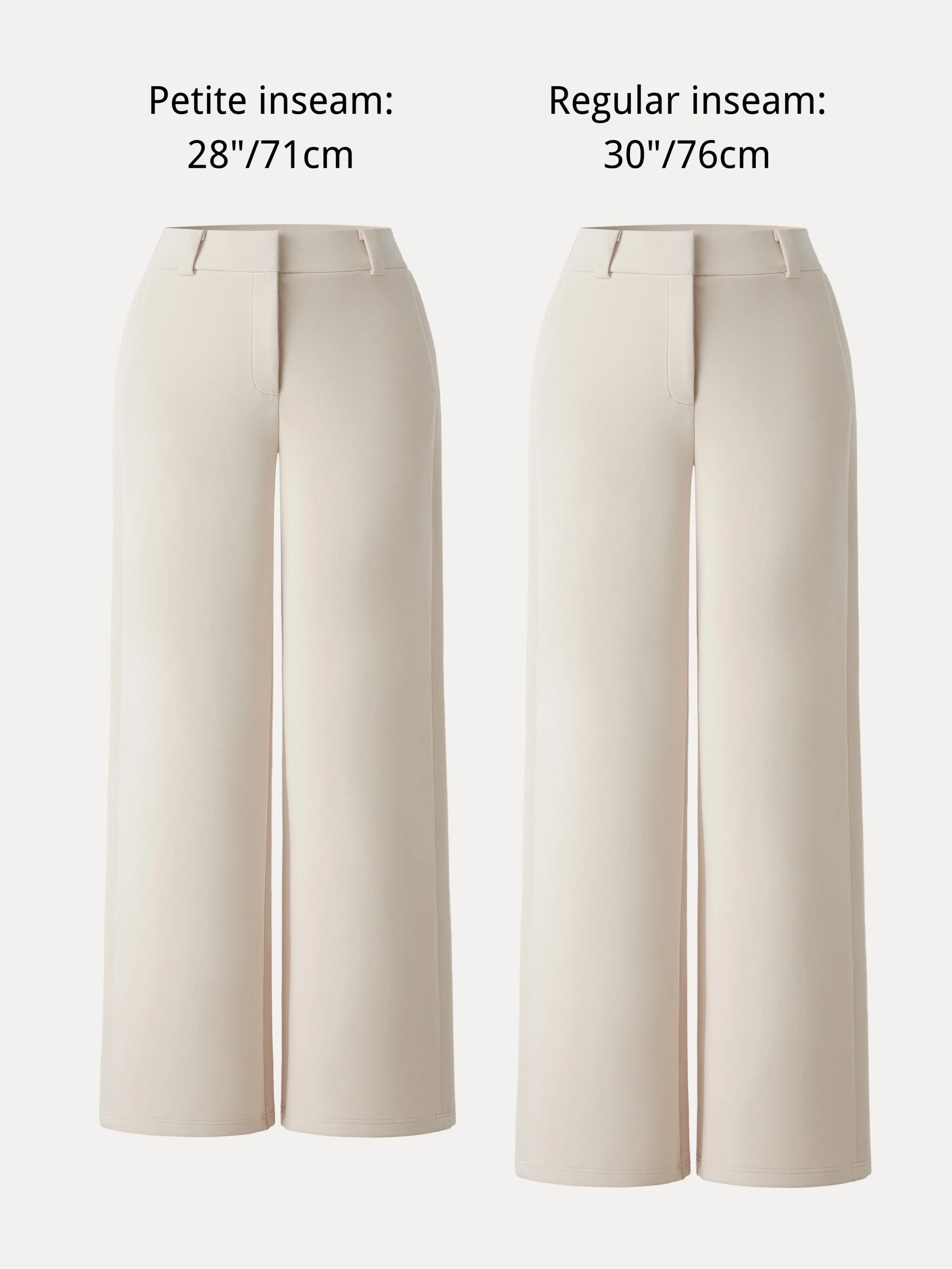 Stretchy Mid Rise Fly-Front Wide Leg Trouser - Image 7