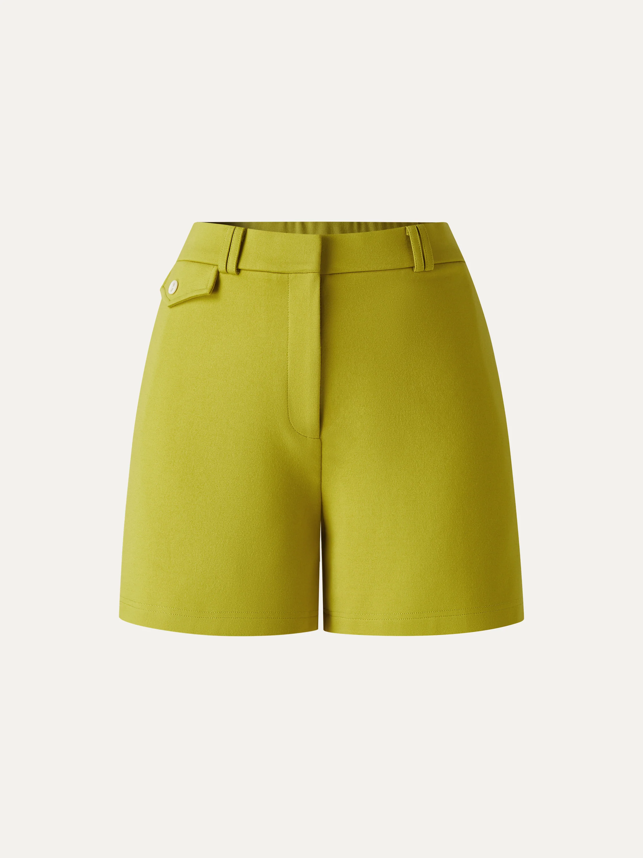 Summer Ponte High Rise Shorts with Pockets - Image 7