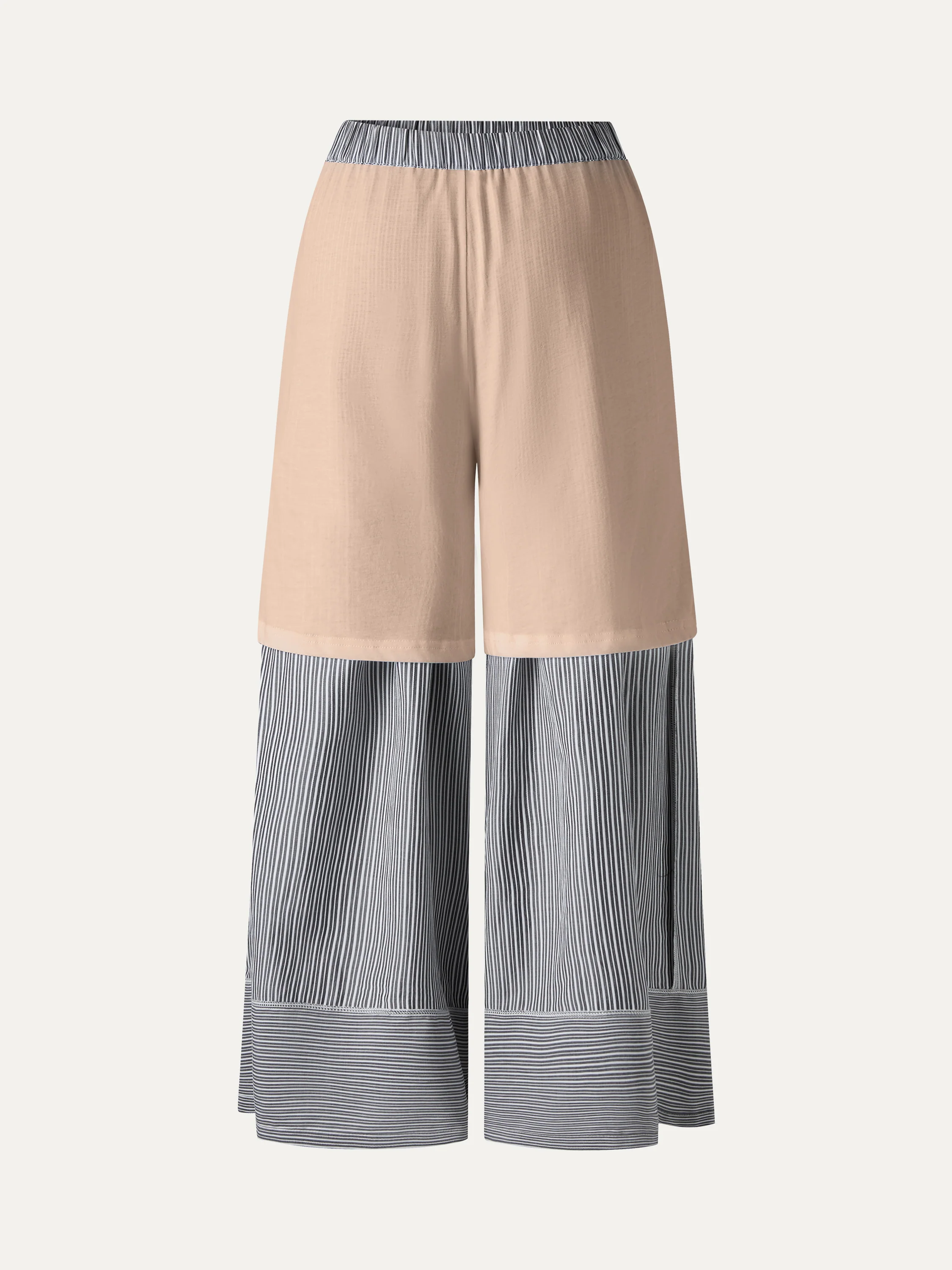 Summer Poplin High-Rise Wide Leg Pants with Pockets - Image 6