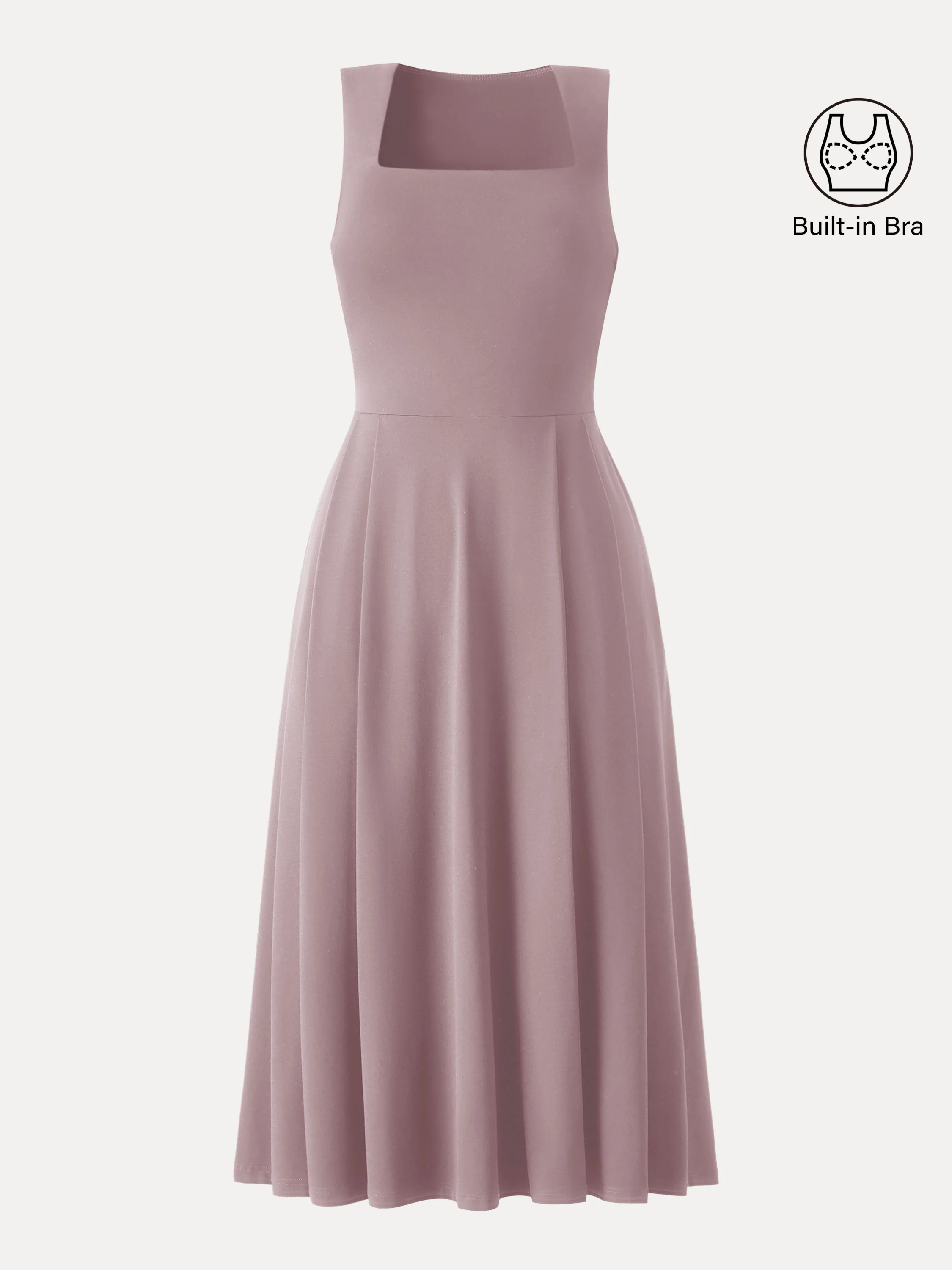 The Anytime Little Black Bra Dress with Pockets - Image 10