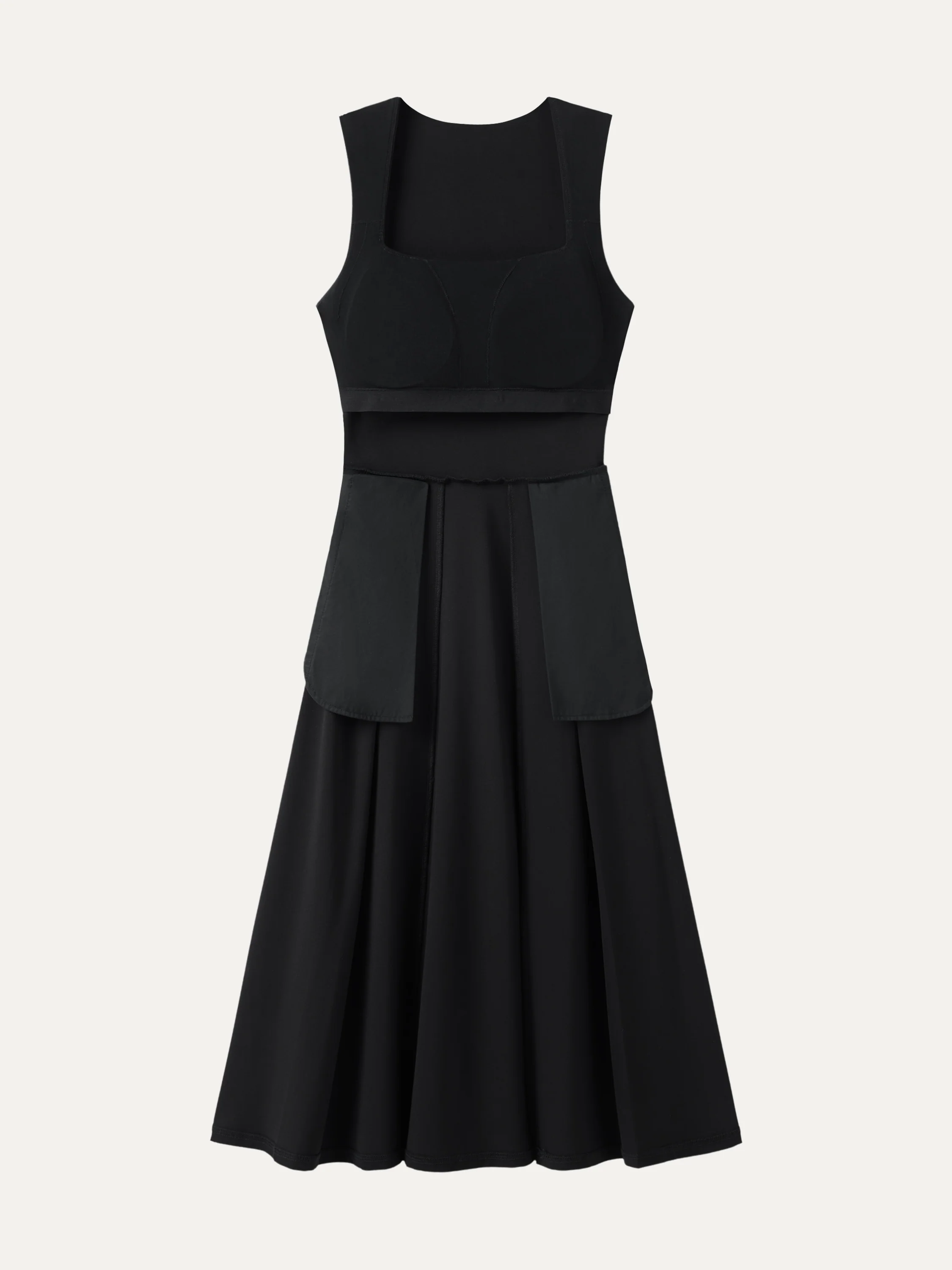The Anytime Little Black Bra Dress with Pockets - Image 5