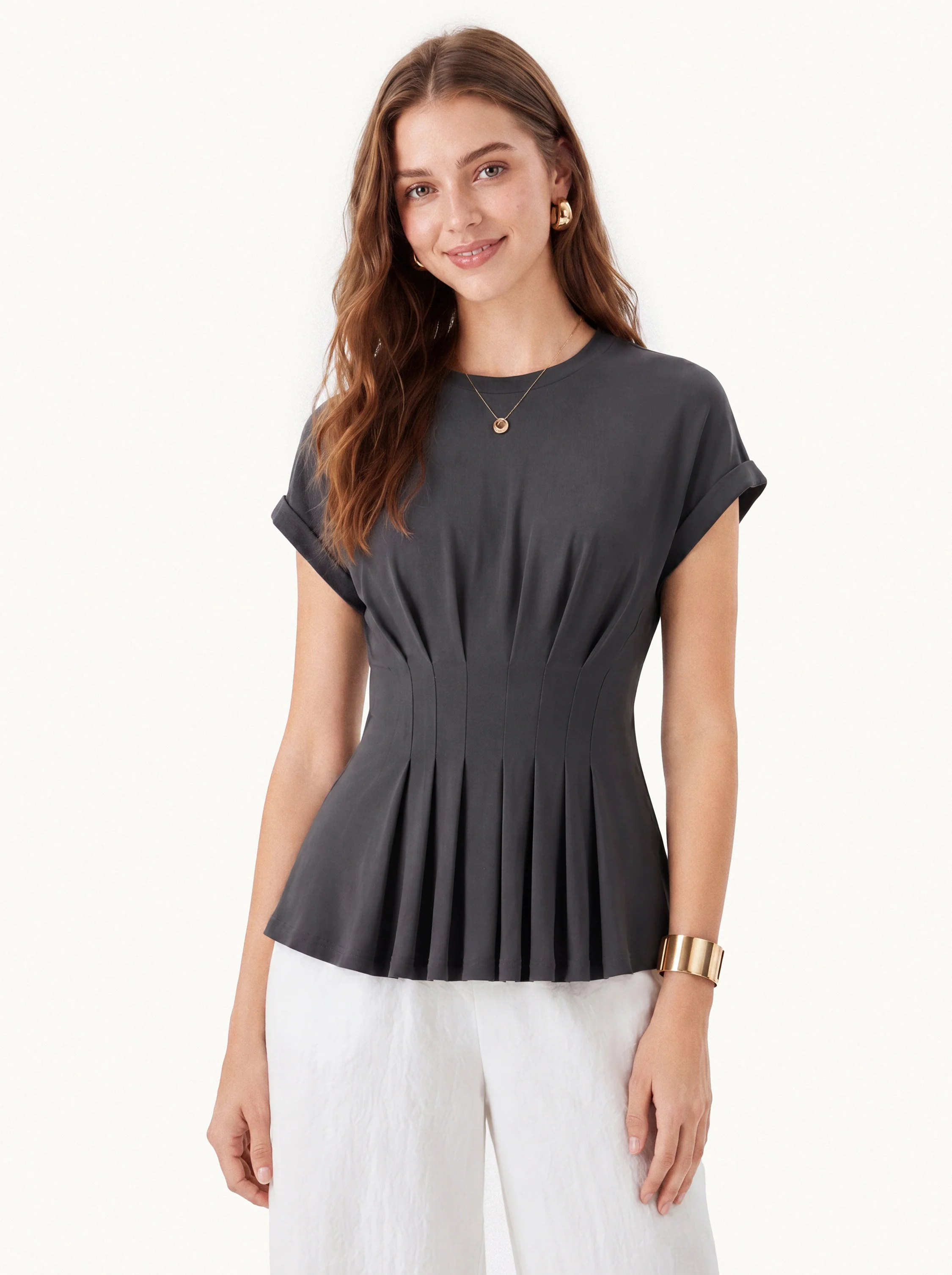 Tucked Short Sleeve Tee - Image 8