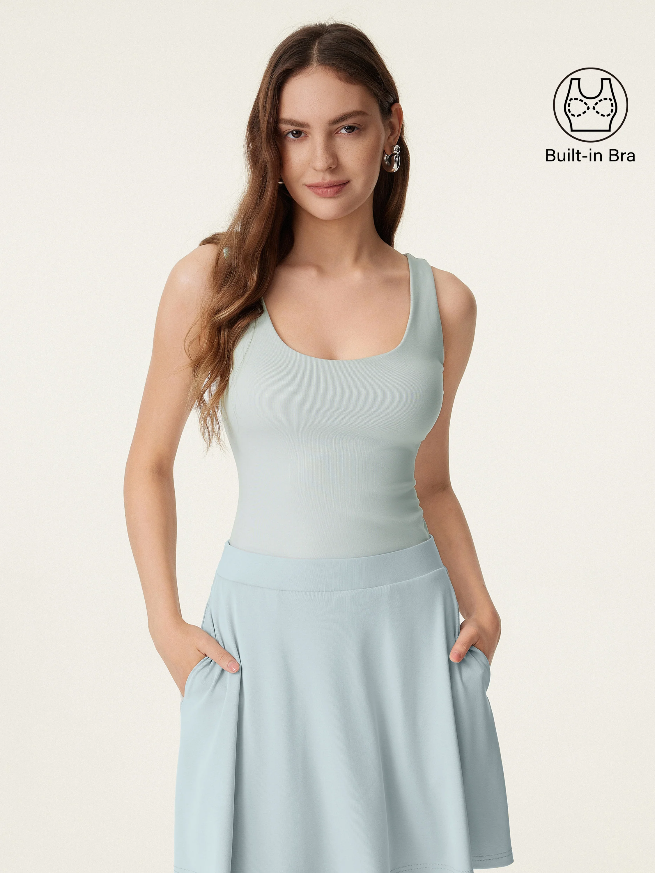 U-neck New Airy Bra Tank - Image 2