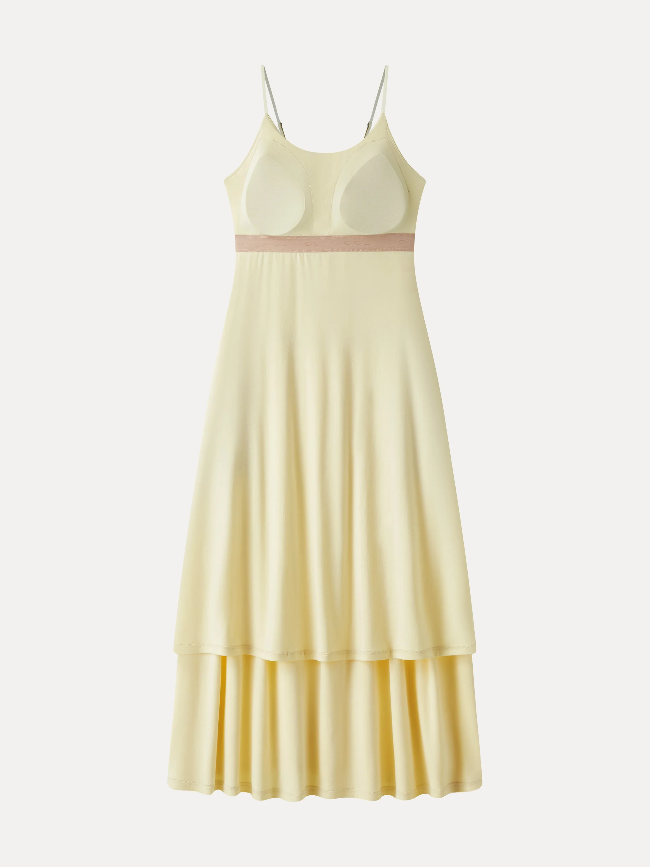 Vacay Gathered U-Neck Spaghetti Midi Bra Dress with Pockets - Image 6