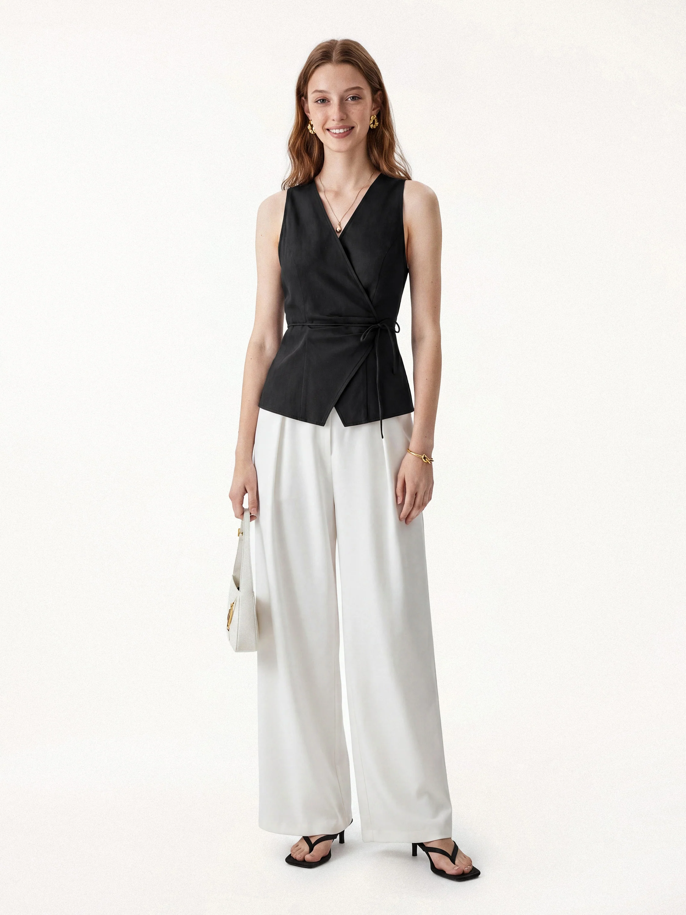 Wrap Top with Self-Tie - Image 16
