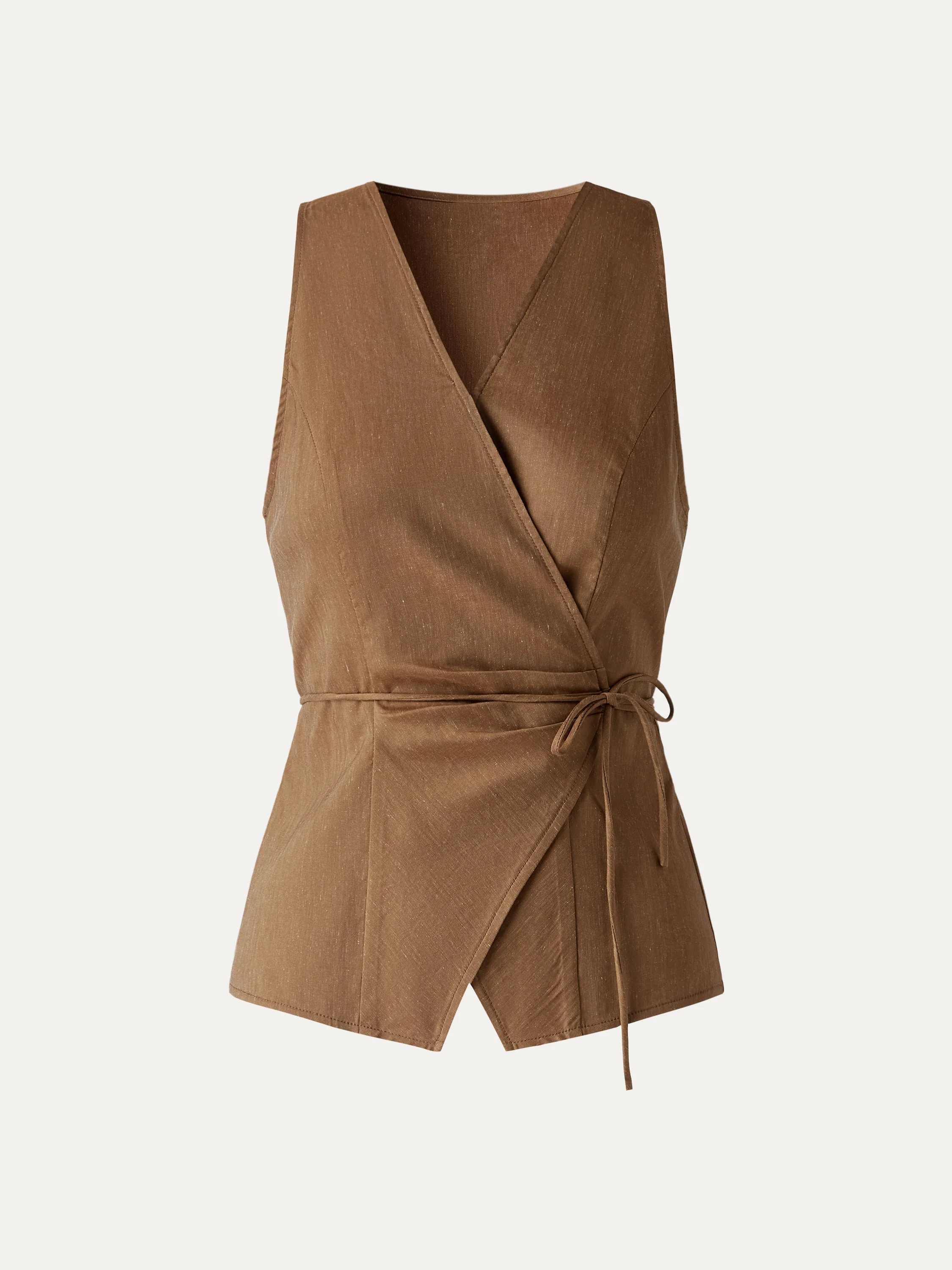 Wrap Top with Self-Tie - Image 6