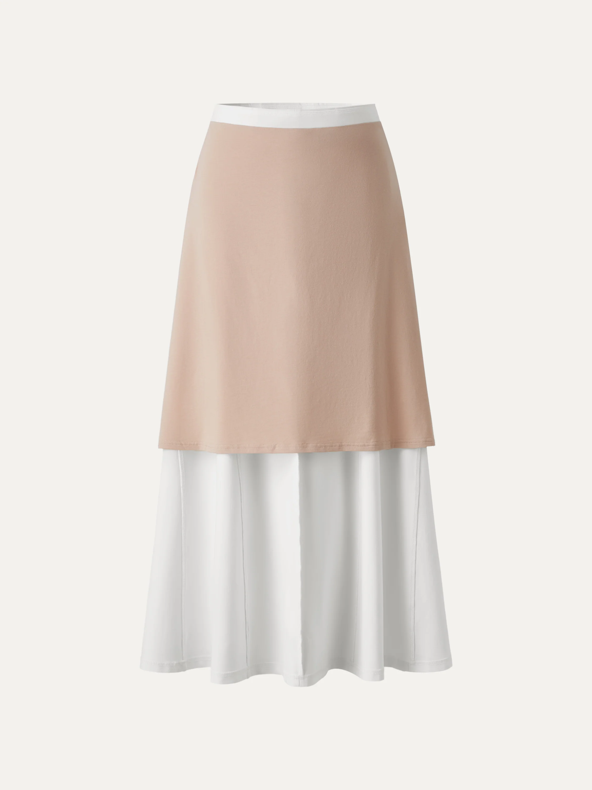Wrinkle-Resistant A-Line Flared Maxi Skirt - Image 6