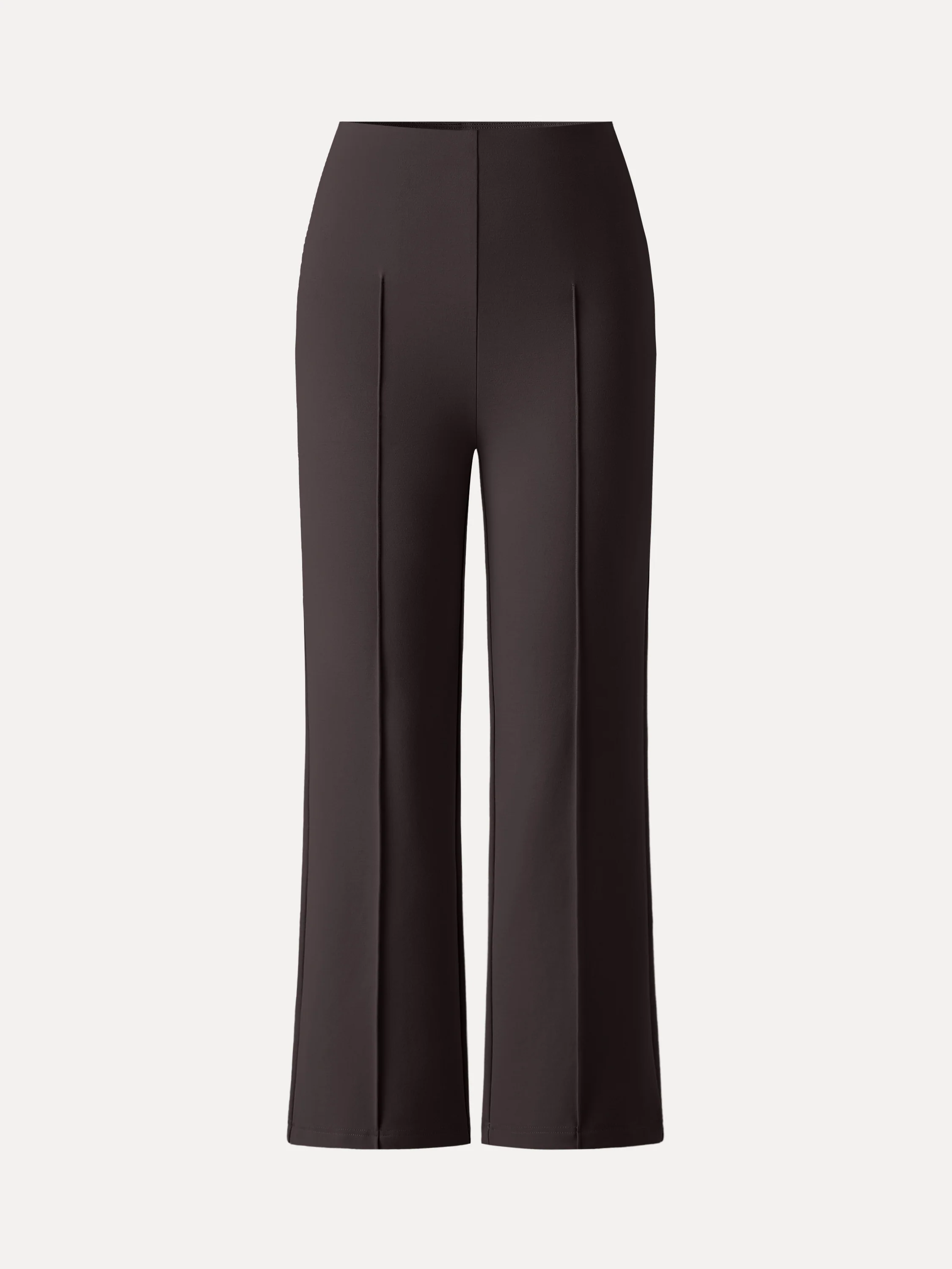 Wrinkle-Resistant High Rise Cropped Flare Leg Travel Pant - Image 6