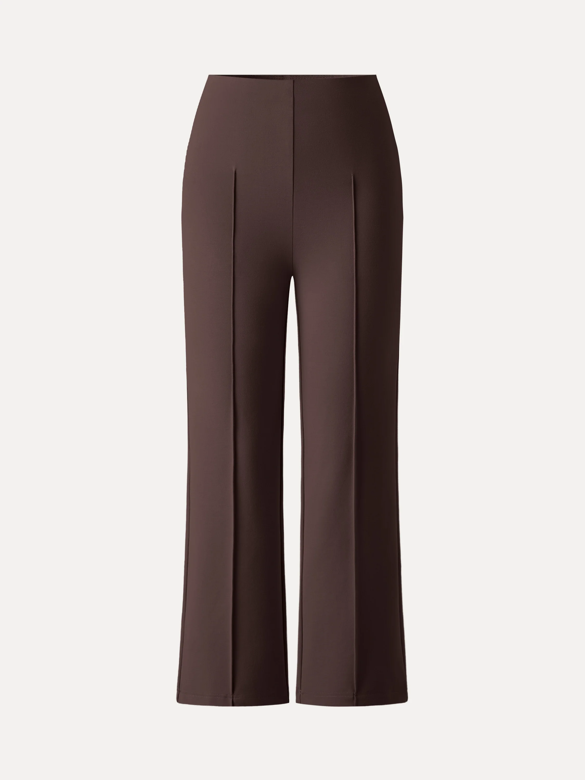 Wrinkle-Resistant High Rise Cropped Flare Leg Travel Pant - Image 8